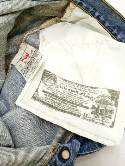 Levi's Vintage Levi's 501 Straight Leg Distressed Blue Washed 36x32 Size US 36 / EU 52 - 8 Thumbnail
