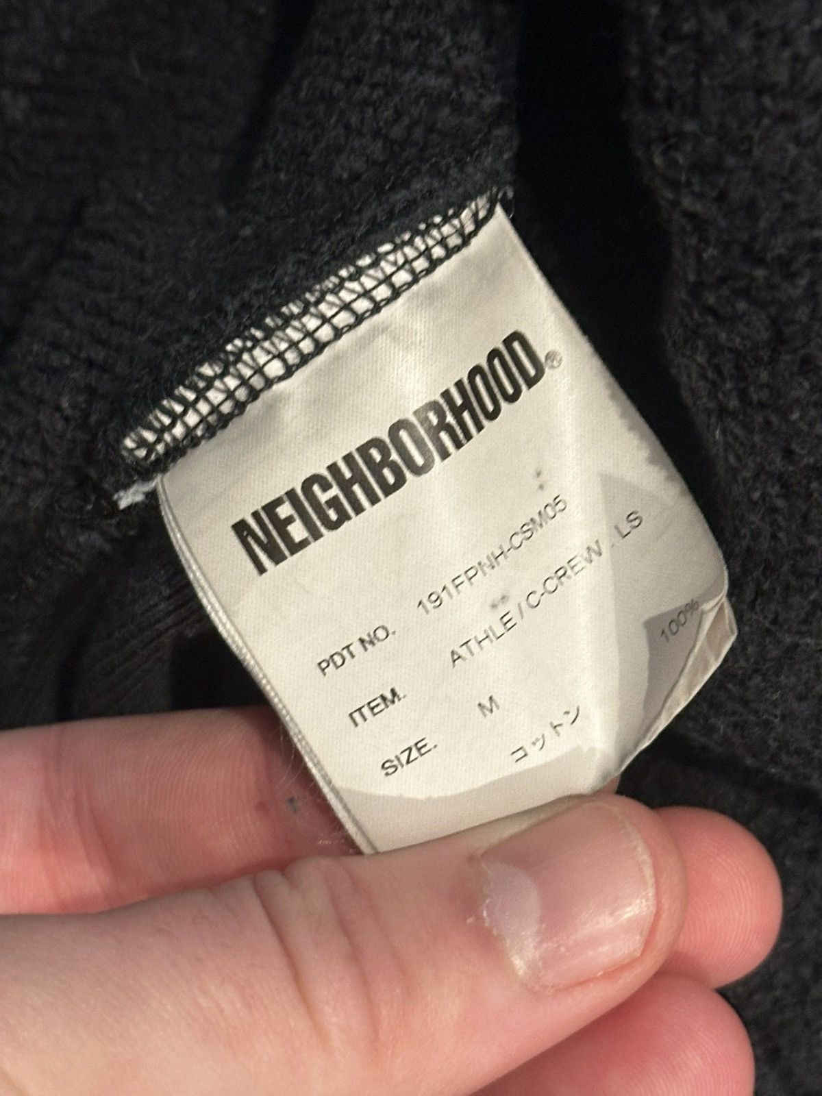 Neighborhood NBHD Neighborhood Logo Pocket Sweatshirt Tokyo Japan Size US M / EU 48-50 / 2 - 8 Thumbnail