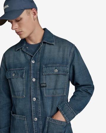 G-Star G Star Raw Shore denim Vintage Pocket Logo Jacket Japanese Size US L / EU 52-54 / 3 - 3 Thumbnail
