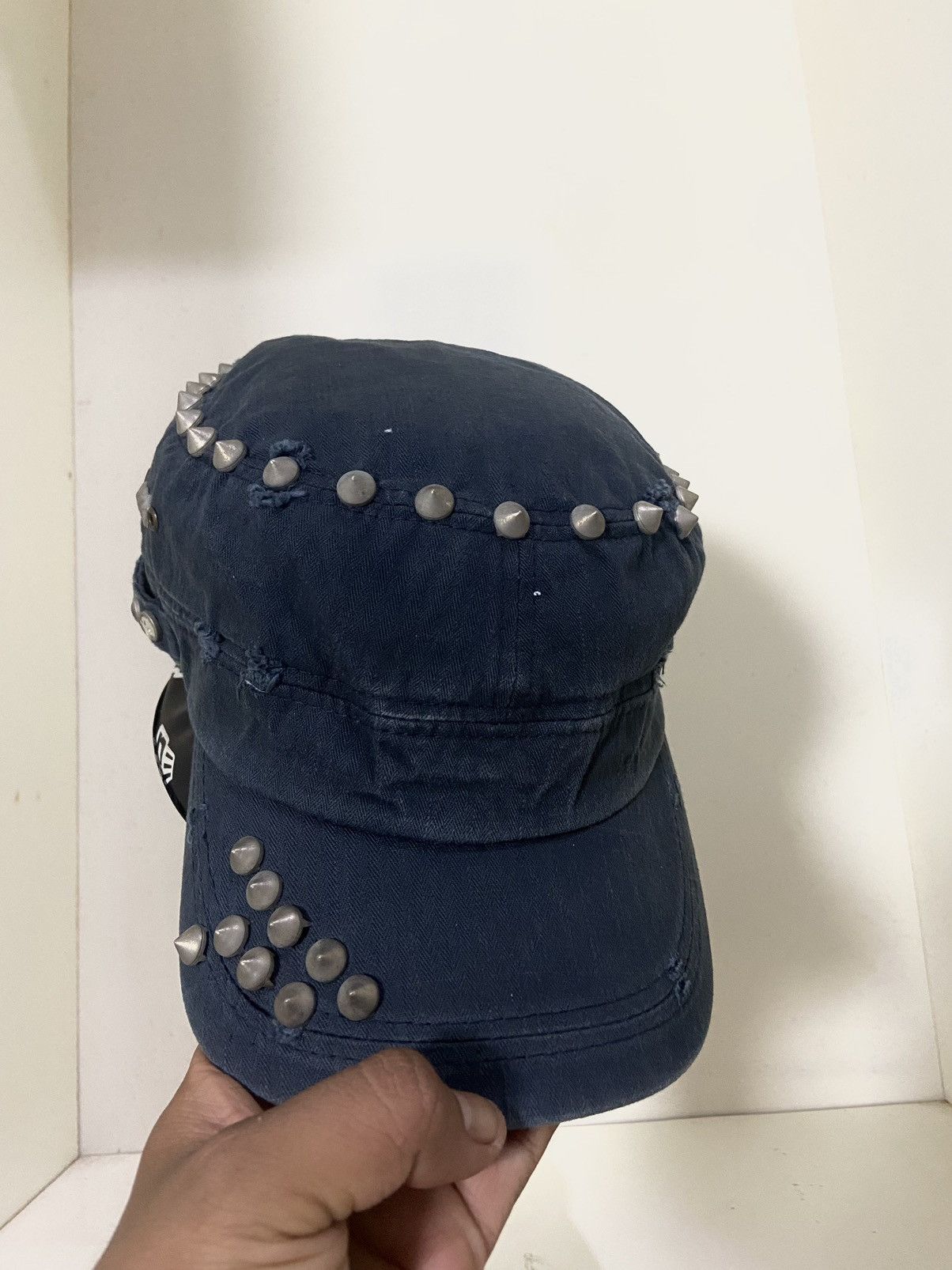 If Six Was Nine × Japanese Brand × Le Grande Bleu (L.G.B.) VTG spike studded punk hat Size ONE SIZE - 4 Thumbnail