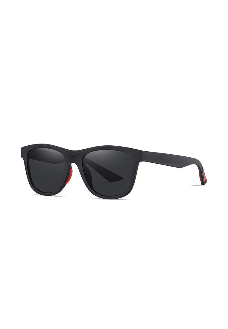 Other Black Round Frame Grey Lens Polarized Sunglasses UV 400 Size ONE SIZE - 1 Thumbnail