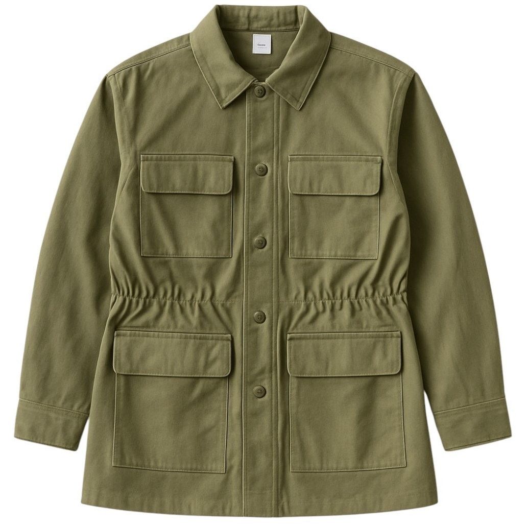 Victoria's Secret Victoria's Secret Pink Olive Cargo Utility Jacket, M Size M / US 6-8 / IT 42-44 - 1 Thumbnail