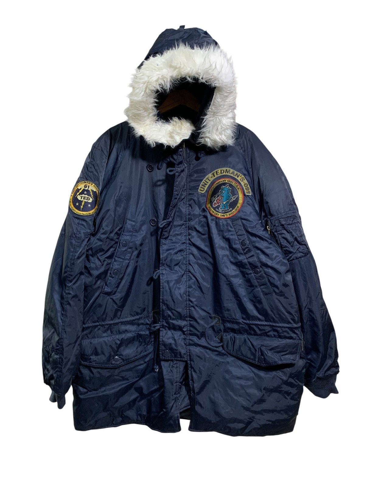 Tedman 🔥TEDMAN TYPE N-3B FUR BOMBER JACKET Size US L / EU 52-54 / 3 - 1 Thumbnail