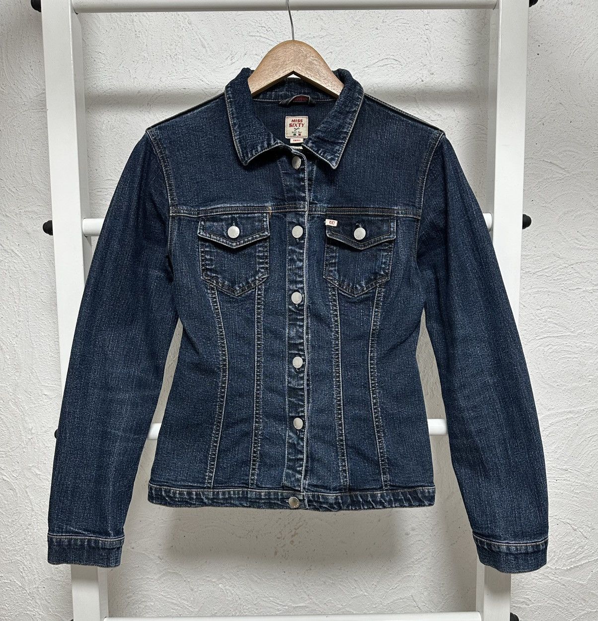 Miss Sixty Miss Sixty Women’s Denim Jacket Blue Size S Made in Italy Size S / US 4 / IT 40 - 1 Thumbnail