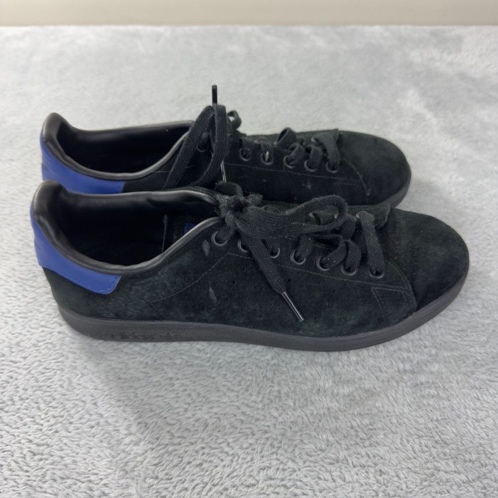 Adidas Adidas Original Stan Smith Black and Blue Men's Sneakers S Size US 8 / EU 41 - 6 Thumbnail