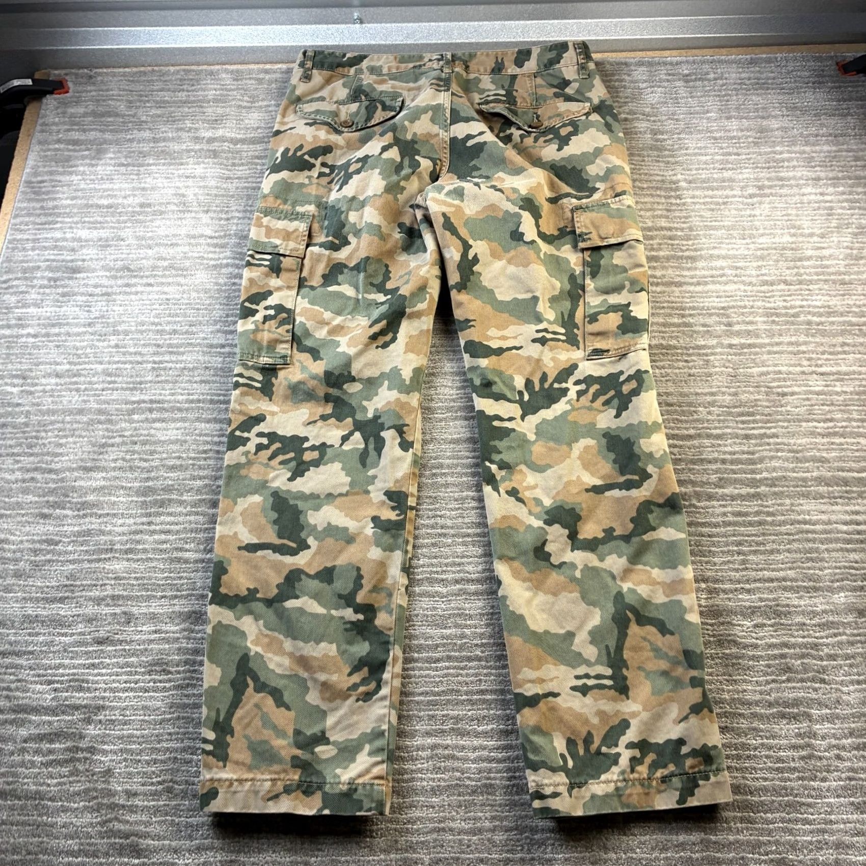 Levi's Levi's Pants Mens 32x32 Green Cargo Military Woodland Camouflage Twill Army/Cargo/5-Pocket/Regular Fit Size US 32 / EU 48 - 2 Thumbnail