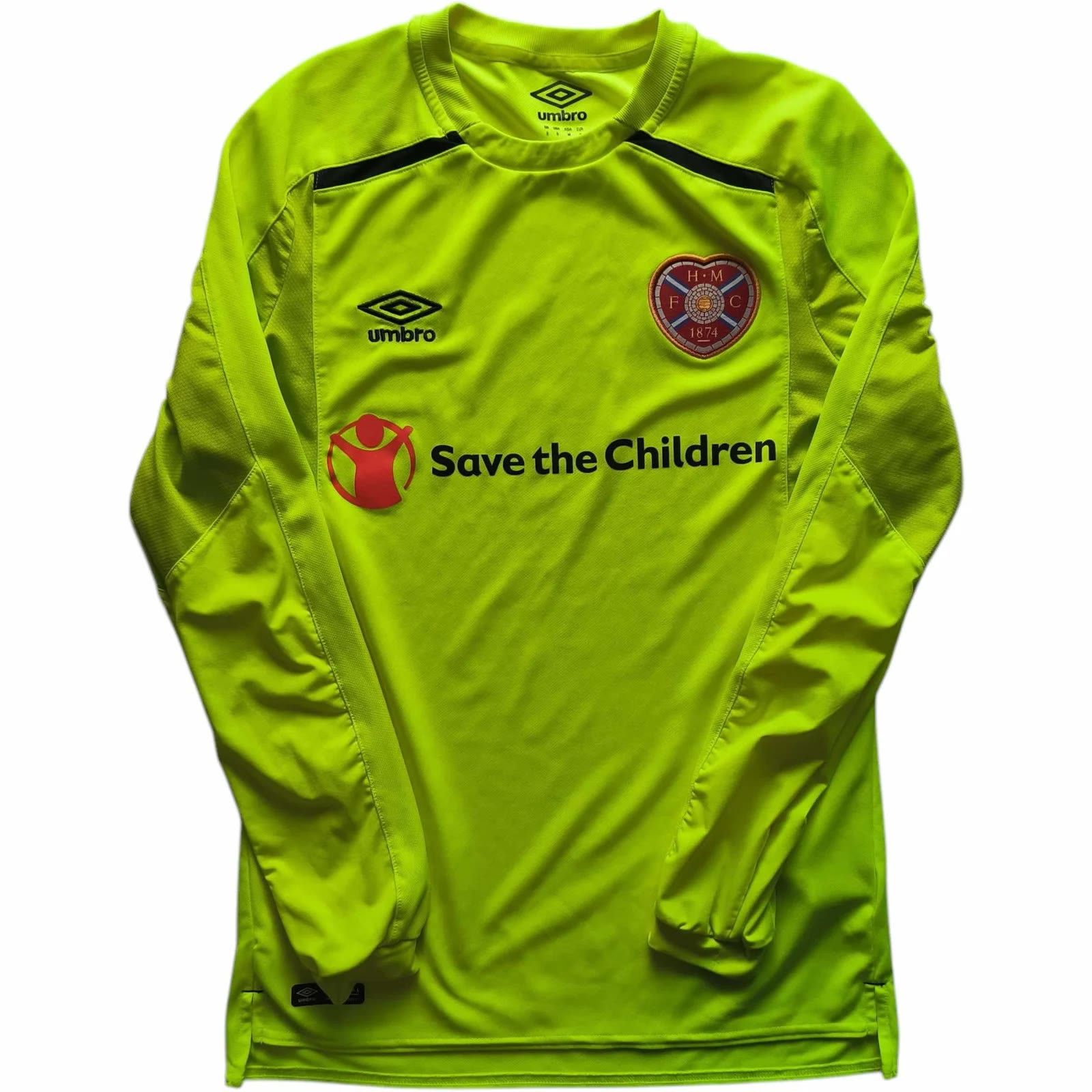 Umbro Heart Of Midlothian 2017-18 Umbro GK football jersey size S Size US S / EU 44-46 / 1 - 1 Thumbnail