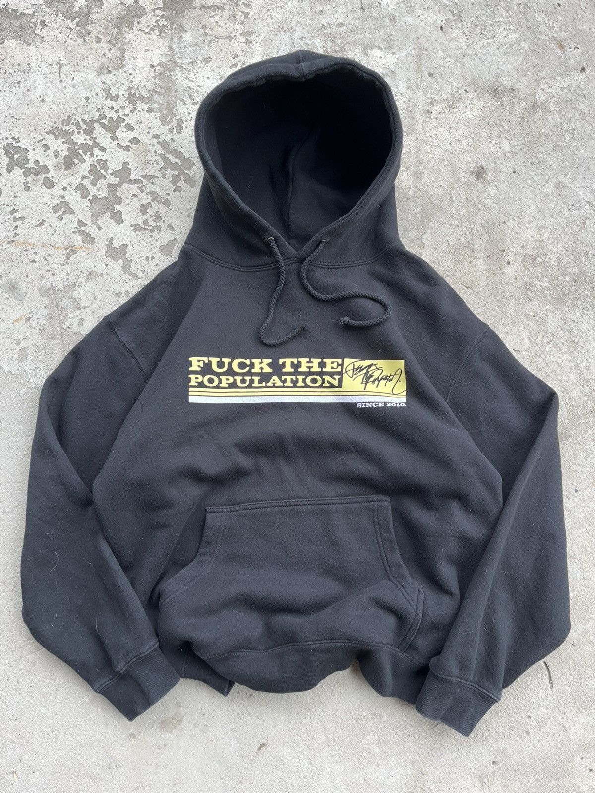 Fuck The Population Vintage Fuck The Population Since 2010 Big Logo FTP Hoodie Size US M / EU 48-50 / 2 - 2 Thumbnail