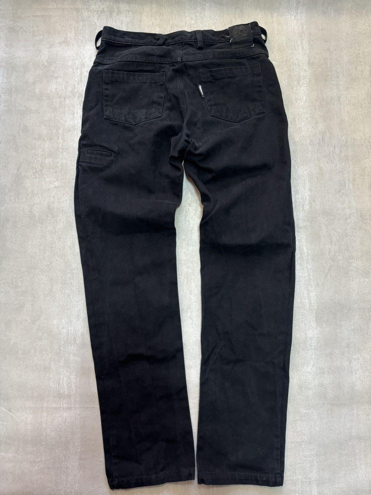 Other HEBTROCO CANDIANI DENIM JEANS ITALY JET BLACK DESIGNER 32/34 Size US 32 / EU 48 - 6 Thumbnail