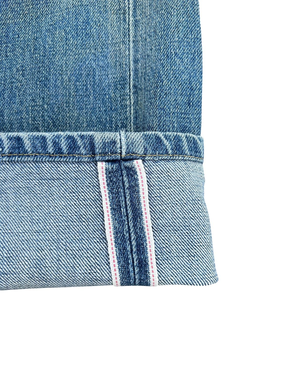 Kapital Vintage Levis Big E Selvedge Distressed Denim Jeans Size US 31 - 3 Thumbnail