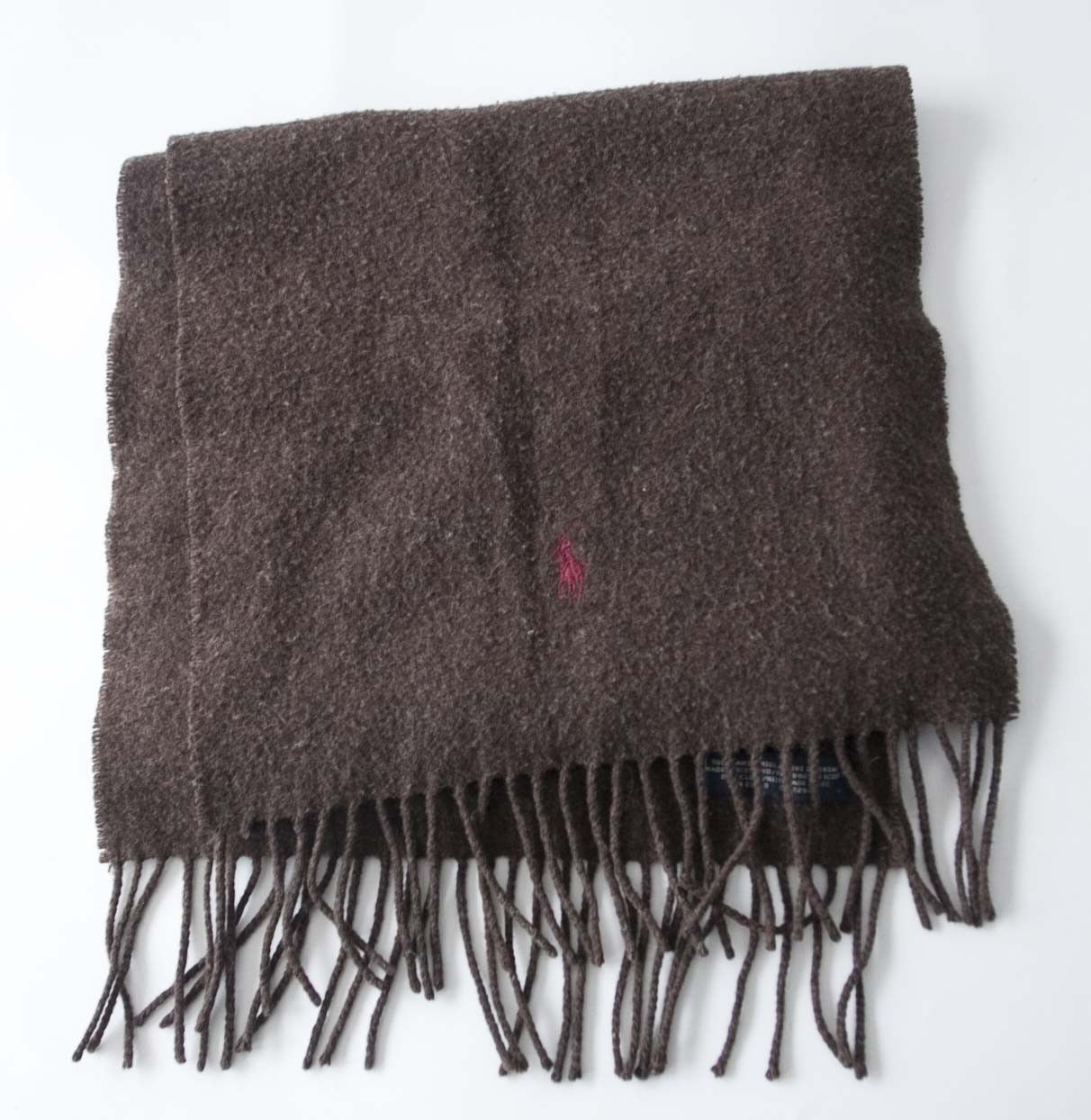 Ralph Lauren Ralph Lauren Winter Scarf Lambs Wool Brown Size ONE SIZE - 1 Thumbnail