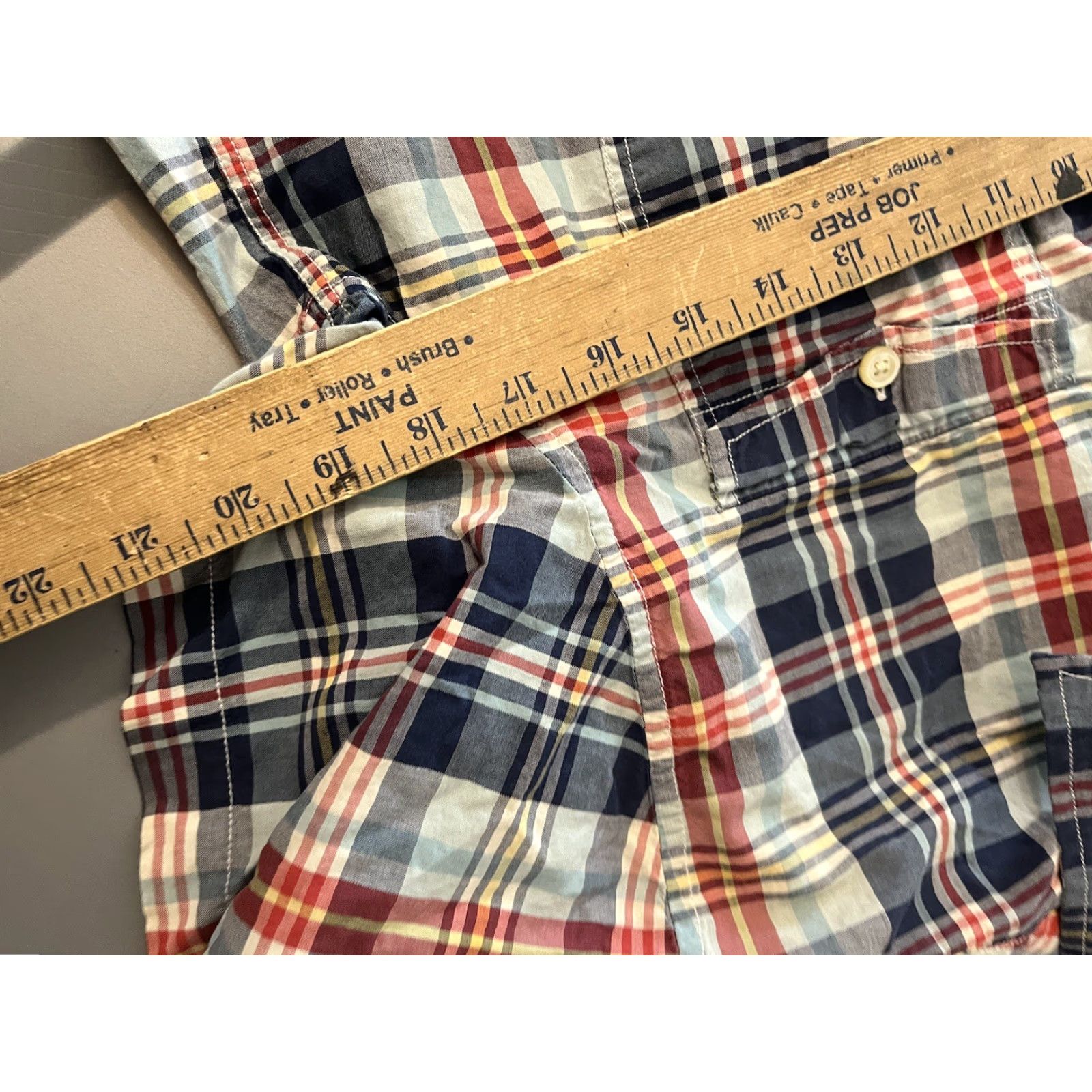 Nautica Nautica Button-Up Shirt Men M Plaid Short Sleeve Collared Cotton Multicolor Casual Workwear Mens Size US M / EU 48-50 / 2 - 5 Thumbnail