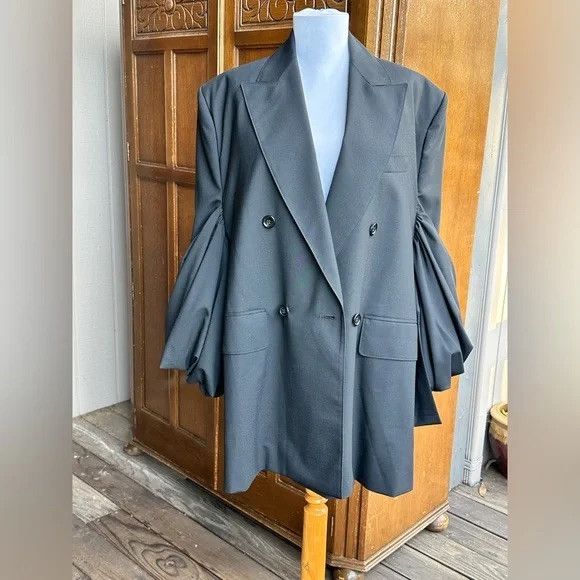 Junya Watanabe Blazer with Ruched Sleeves