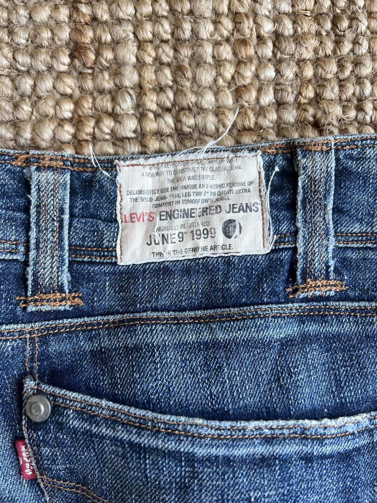 Levi's Levis Engineered Twisted Jeans W30 Actual 32x32.5 Size US 30 / EU 46 - 7 Thumbnail