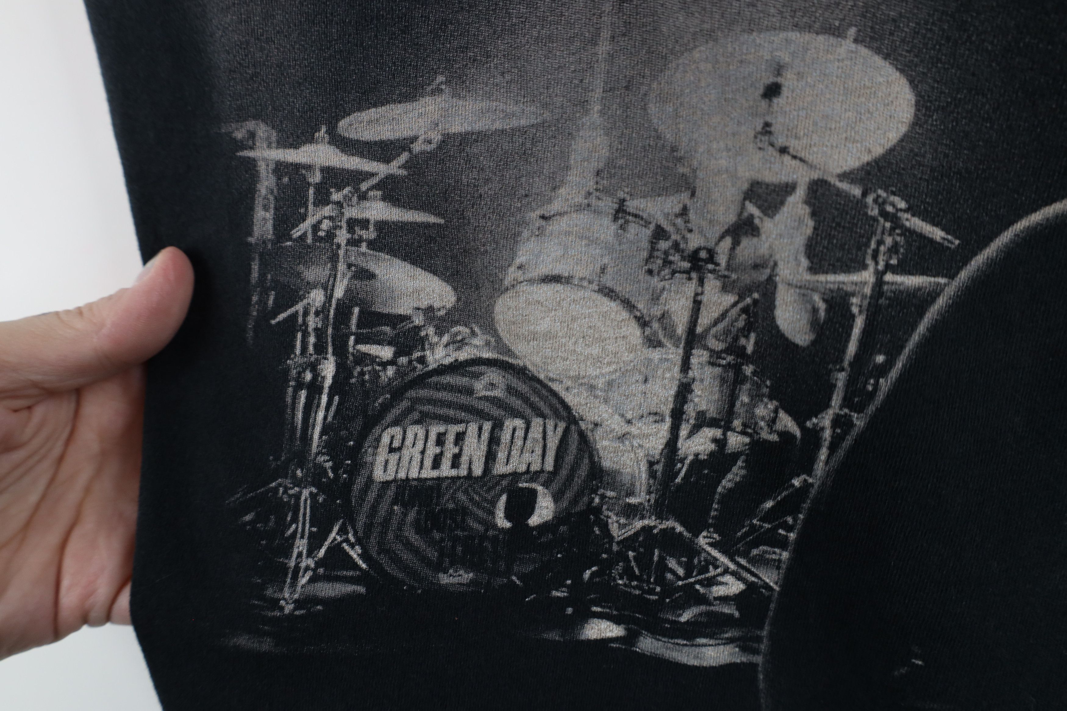 Vintage Vintage Y2K Uno Dos Tre Tour Green Day Band T-Shirt Black Size US S / EU 44-46 / 1 - 8 Thumbnail