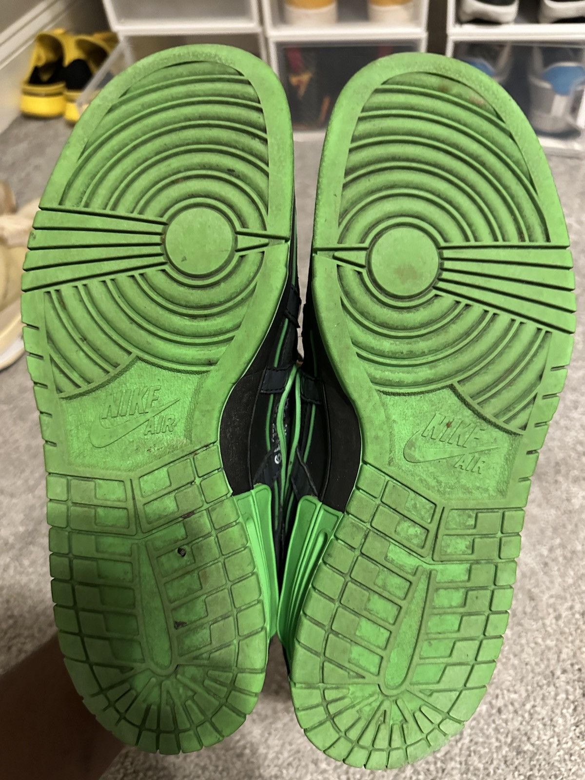 Nike × Off-White Off white rubber dunk green Size US 12 / EU 45 - 6 Thumbnail