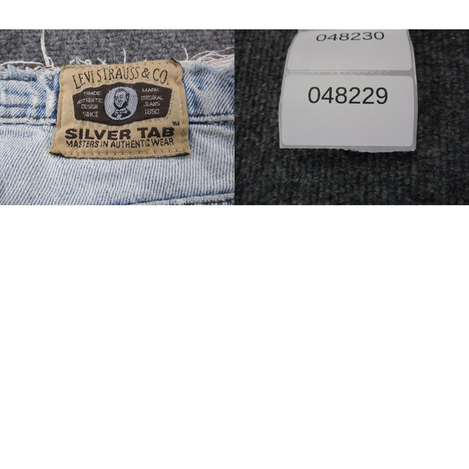 Levi's Vintage Levi's Silvertab Jeans Mens 36x32 Denim Straight Workwear 90s Distressed Pockets Blue Mens Size US 35 - 9 Thumbnail
