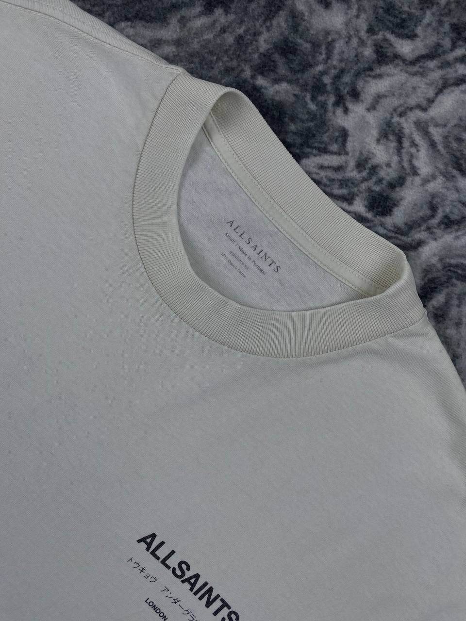 Allsaints AllSaints Underground Big Logo T Shirt Men Size S White Size US S / EU 44-46 / 1 - 7 Thumbnail