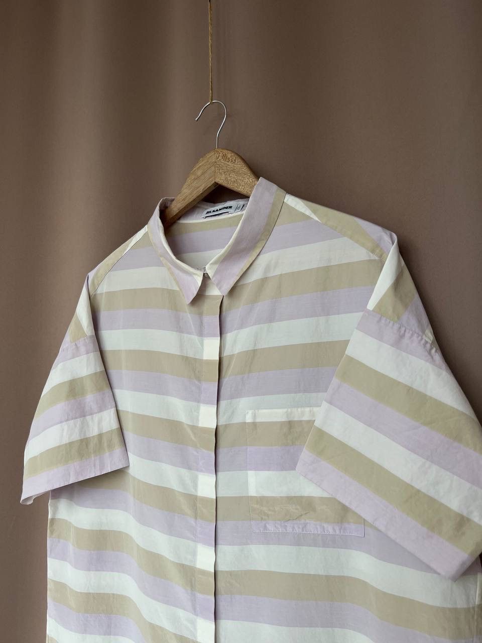 Jil Sander Jil Sander Striped Button Up Shirt Mens Size XL Collared Size US XL / EU 56 / 4 - 4 Thumbnail