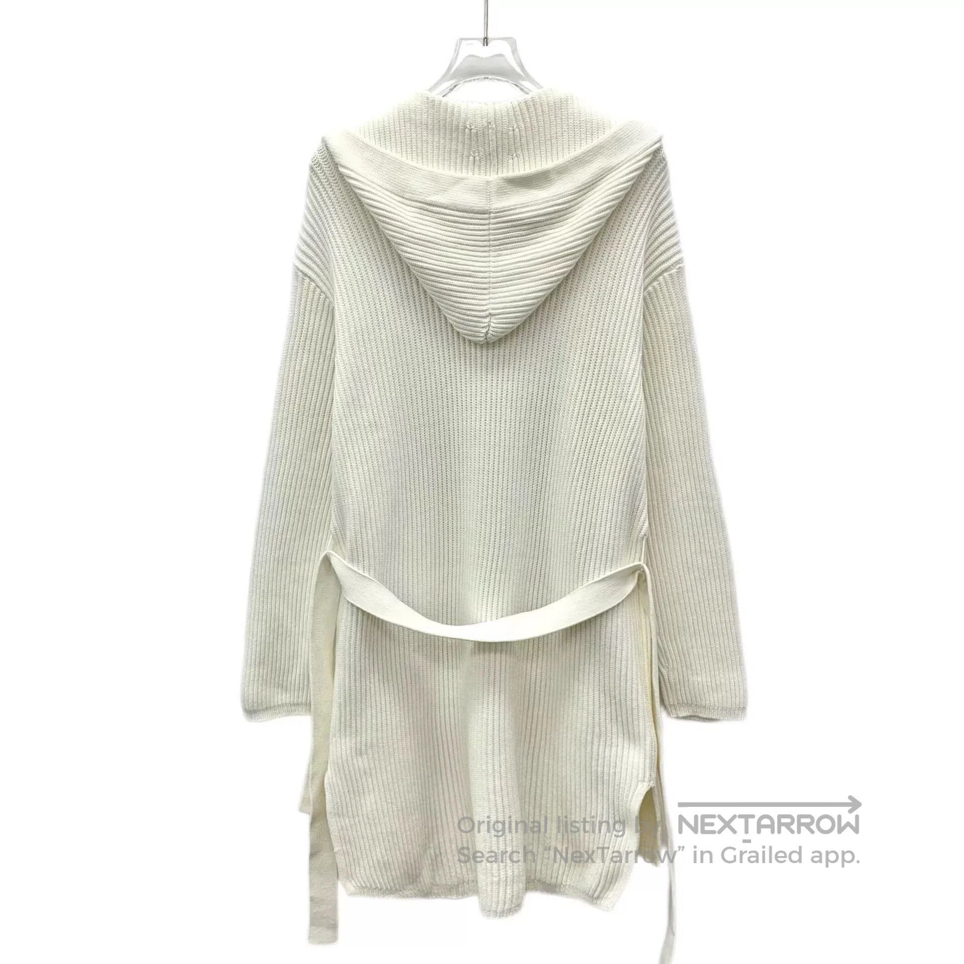 Other maxmara white cotton knit hooded cardigan. Size US L / EU 52-54 / 3 - 2 Thumbnail