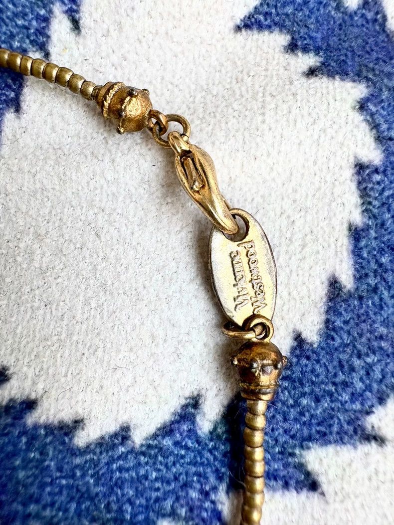 Vivienne Westwood Vivienne Westwood Golden Classical Series Golden Lace Carv Size ONE SIZE - 3 Thumbnail