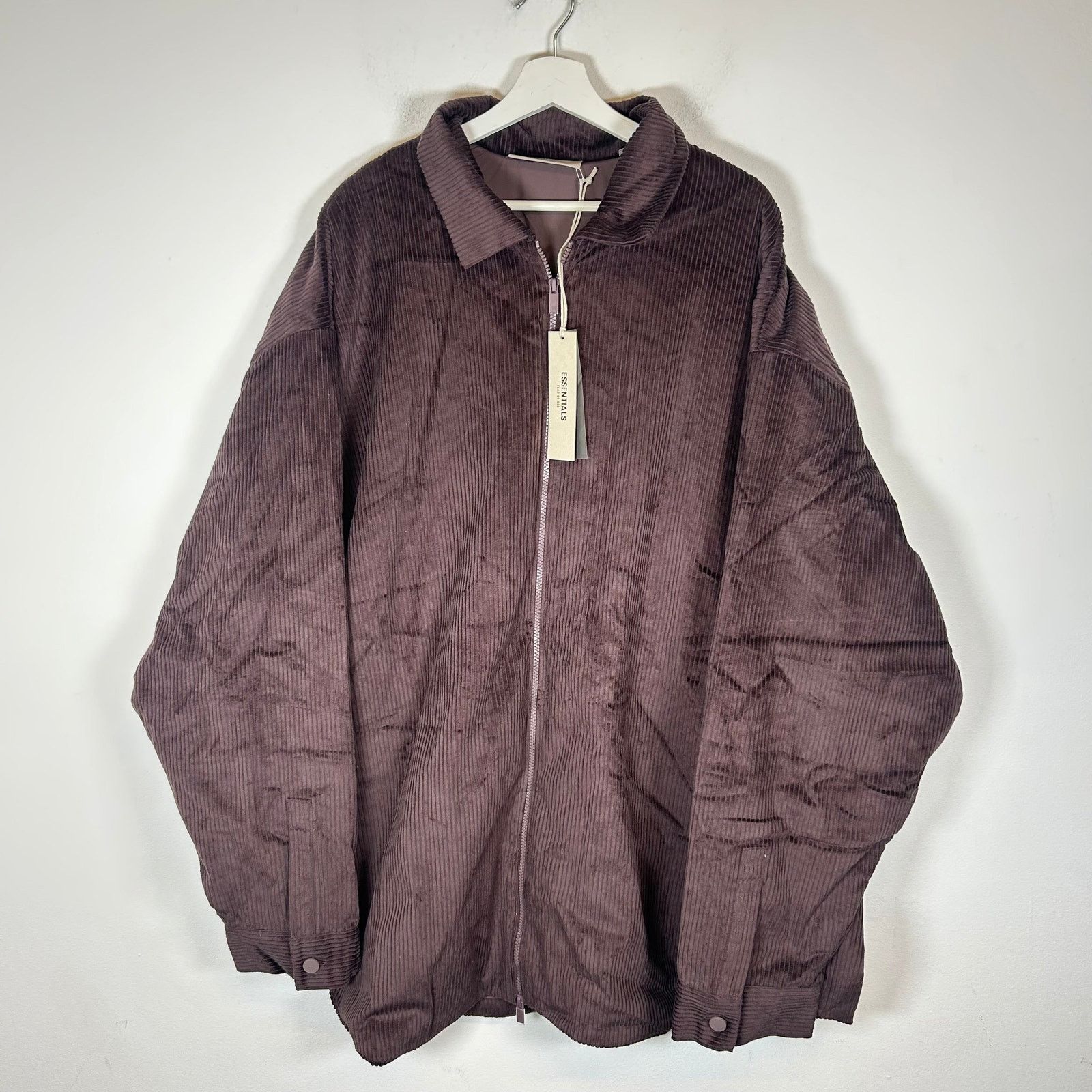 Fear of God Fear of God Essentials Plum Corduroy Jacket Size XL Size US XL / EU 56 / 4 - 1 Thumbnail