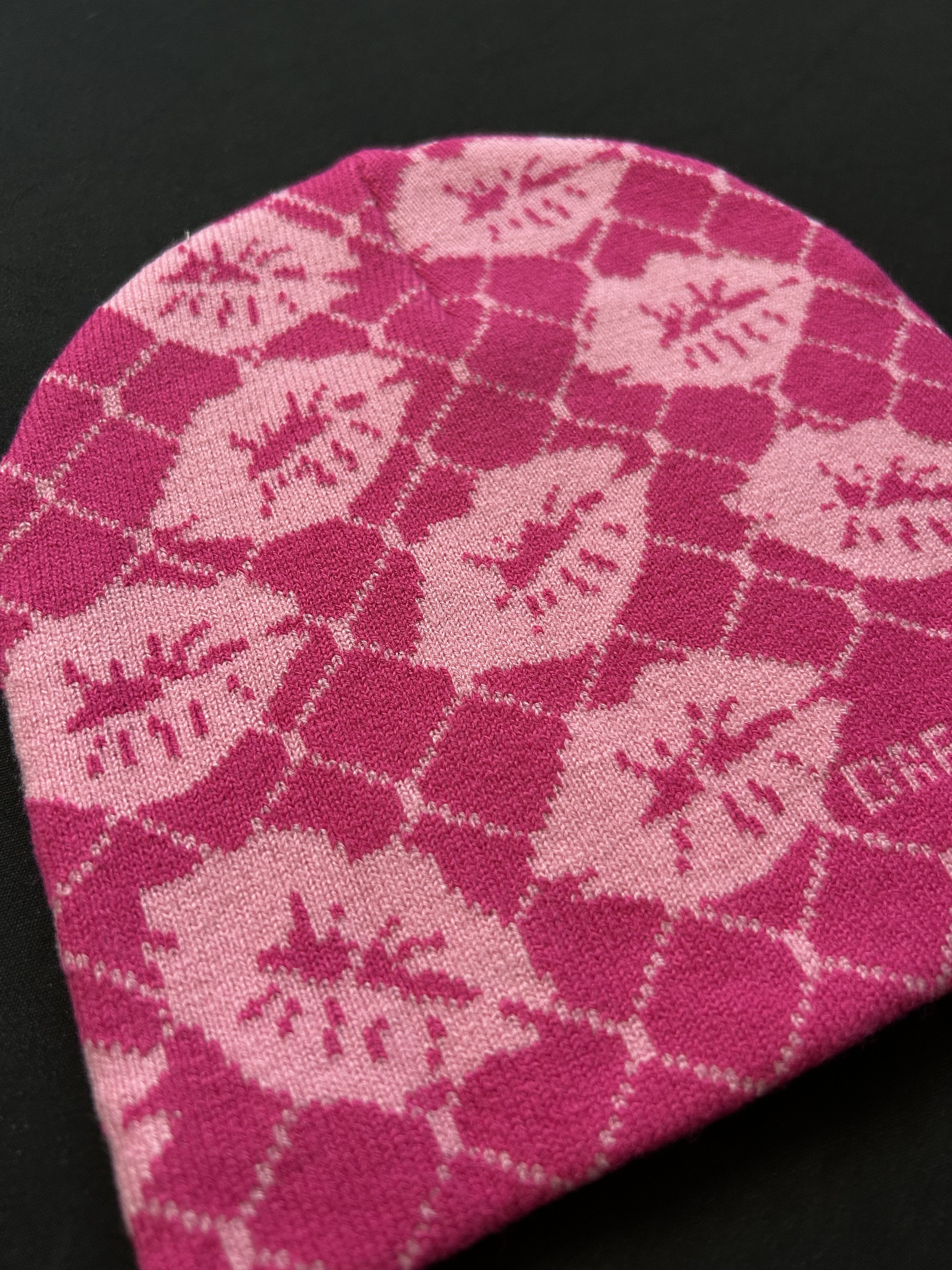Japanese Brand Rare Dream Don’t Cost Graphic No Cuff Pink Beanie Hat OS Size ONE SIZE - 2 Thumbnail