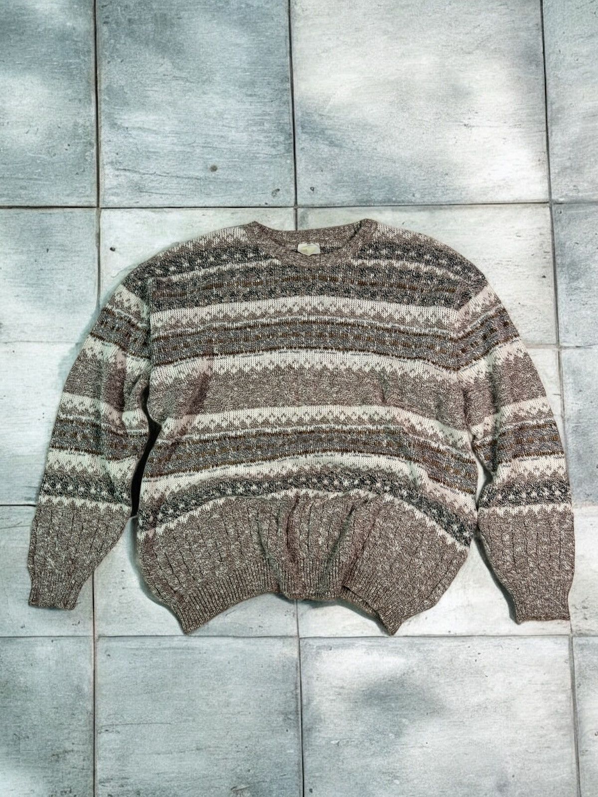 Japanese Brand × Vintage Vintage y2k coquette knit sweater japanese pattern 90s 00s Size US L / EU 52-54 / 3 - 1 Thumbnail