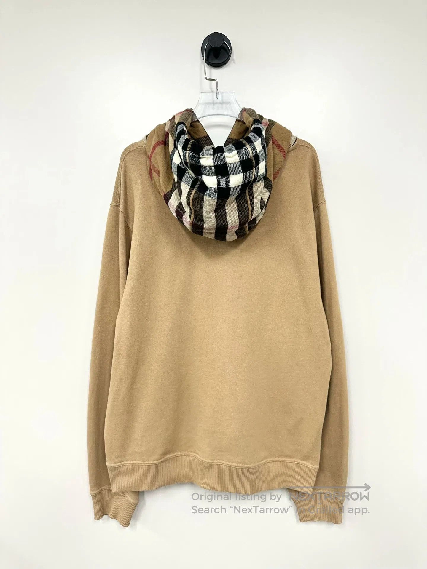Burberry Burberry Khaki Classic Plaid Hooded Sweatshirt| Size US L / EU 52-54 / 3 - 2 Thumbnail