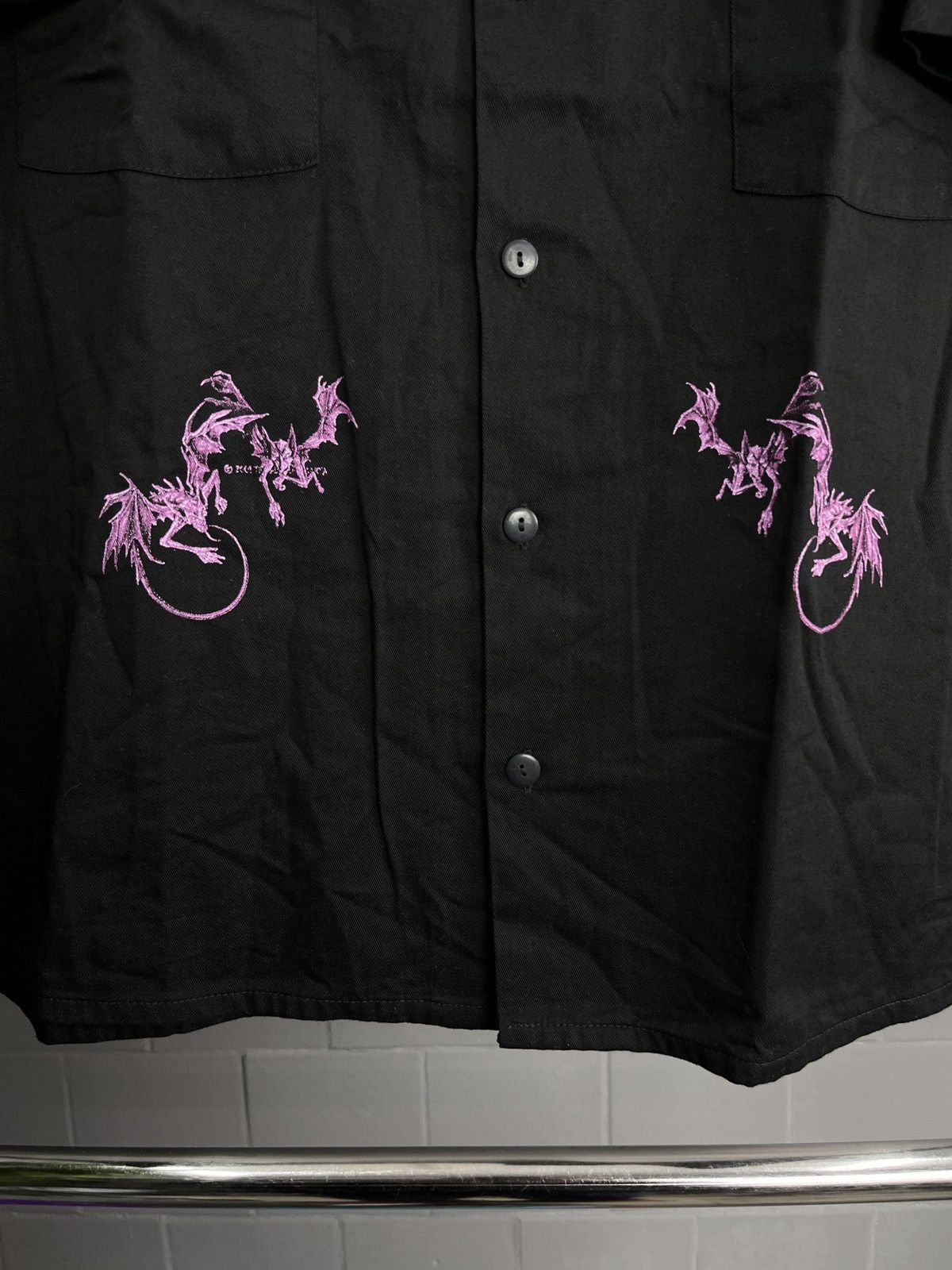 Vintage 2001 ALCHEMY GOTHIC DEMONS HEAVY SHIRT WITH 3 POCKETS - 865 Size US XL / EU 56 / 4 - 8 Thumbnail