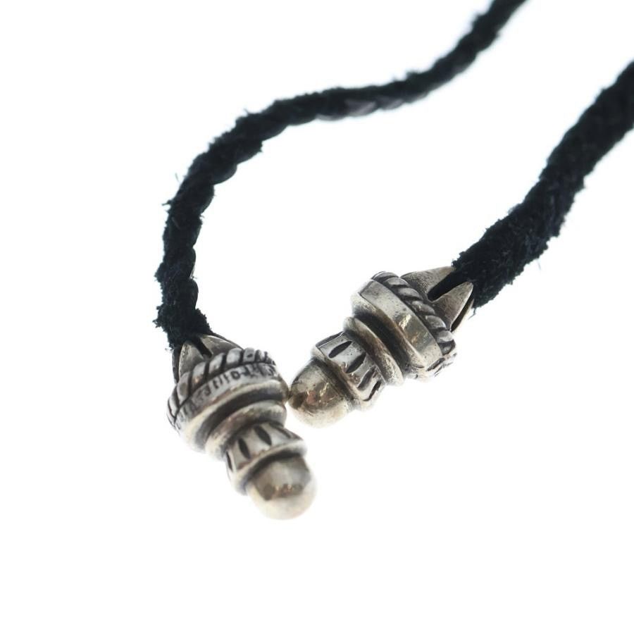 Chrome Hearts Chrome Hearts CH Cross Leather Braid PENDANT Necklace Size ONE SIZE - 5 Thumbnail