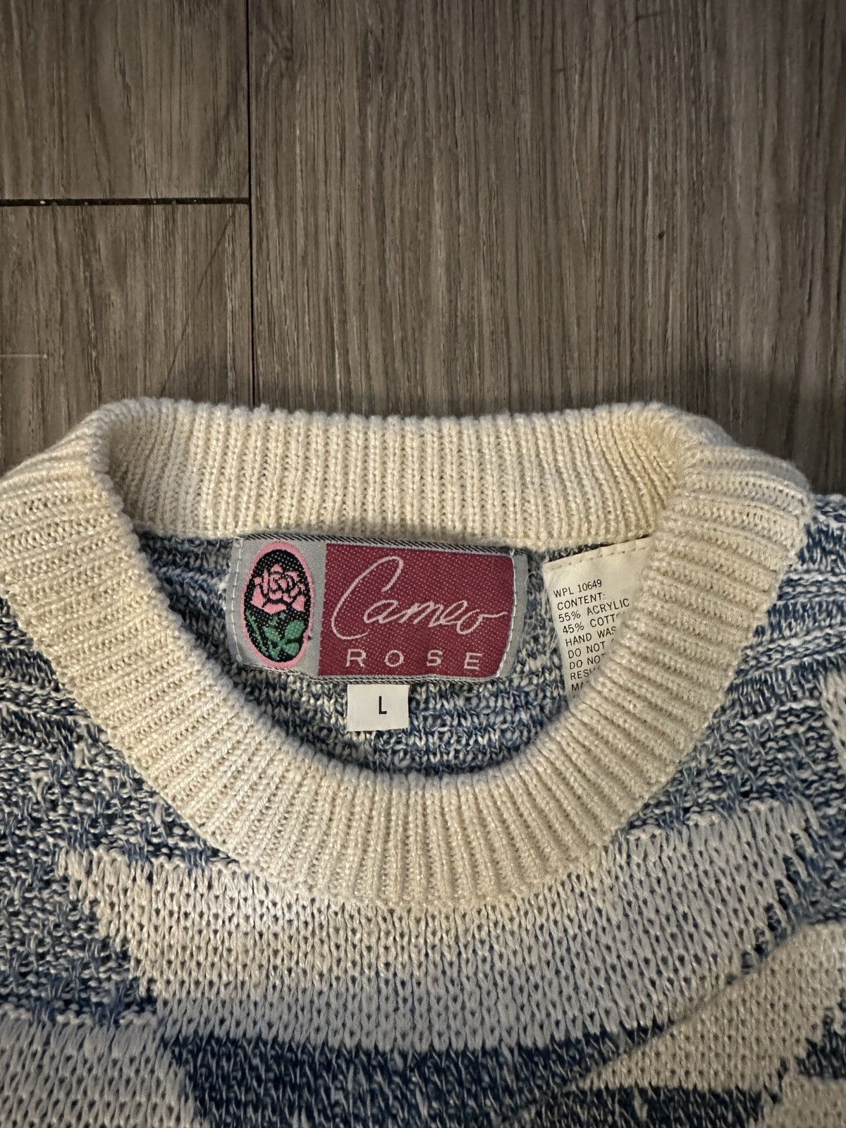 Other Vintage knitted sweater Size L / US 10 / IT 46 - 2 Thumbnail