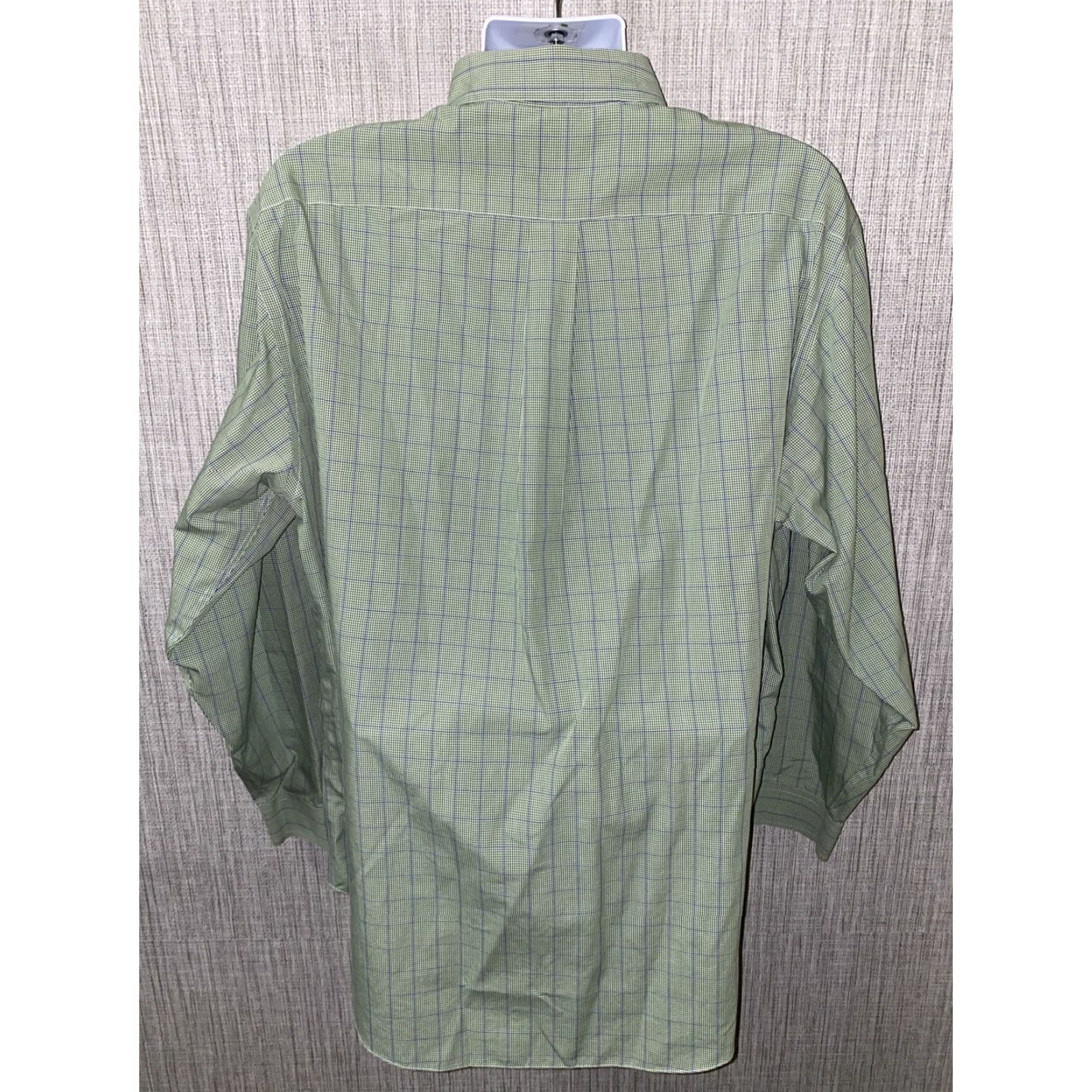 Brooks Brothers Brooks Brothers Shirt Mens Green Check Long Sleeve Button-Up Non-Iron XL Size US XL / EU 56 / 4 - 5 Thumbnail