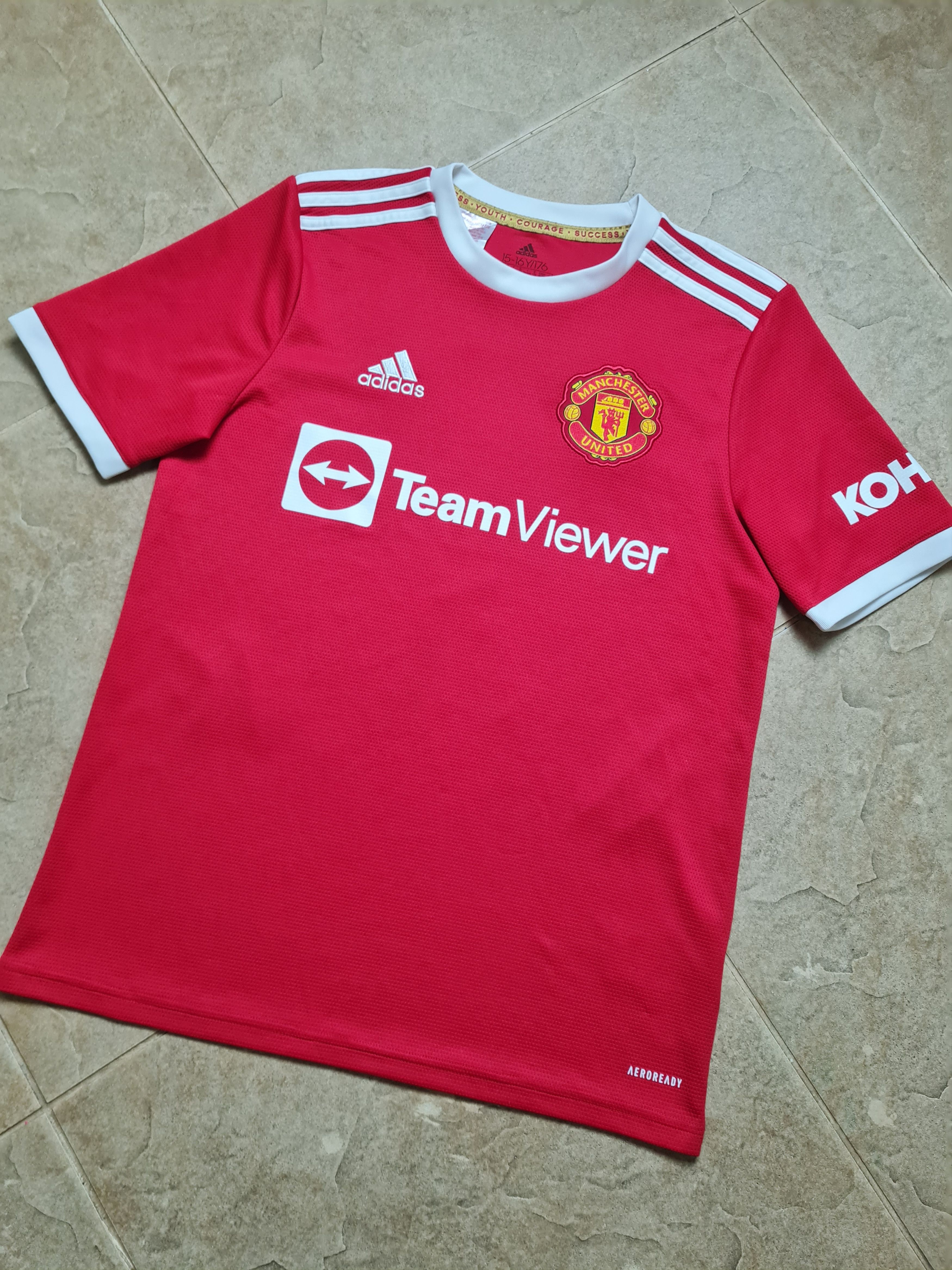 Adidas MANCHESTER UNITED ADIDAS 2021/2022 #7 RONALDO GR3778 Size US M / EU 48-50 / 2 - 5 Thumbnail