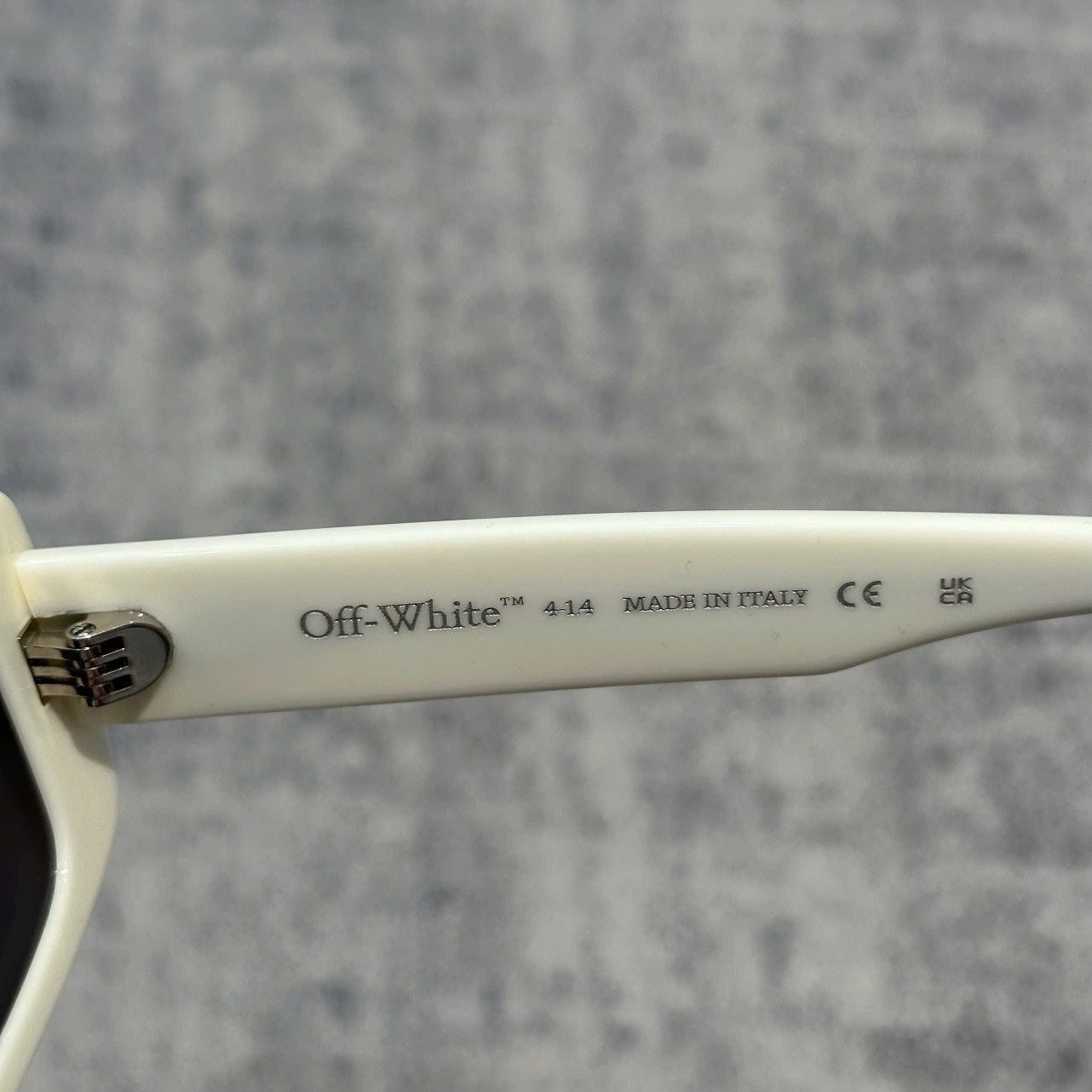 Off-White OFF WHITE ARTHUR WHITE DARK GREY SUNGLASSES Size ONE SIZE - 4 Thumbnail