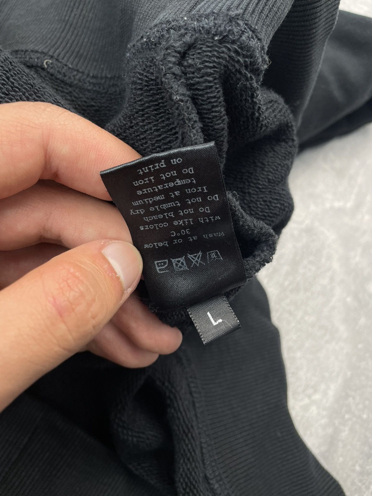 Misbhv MISBHV Black Print Hoodie W/ Face Size US L / EU 52-54 / 3 - 7 Thumbnail