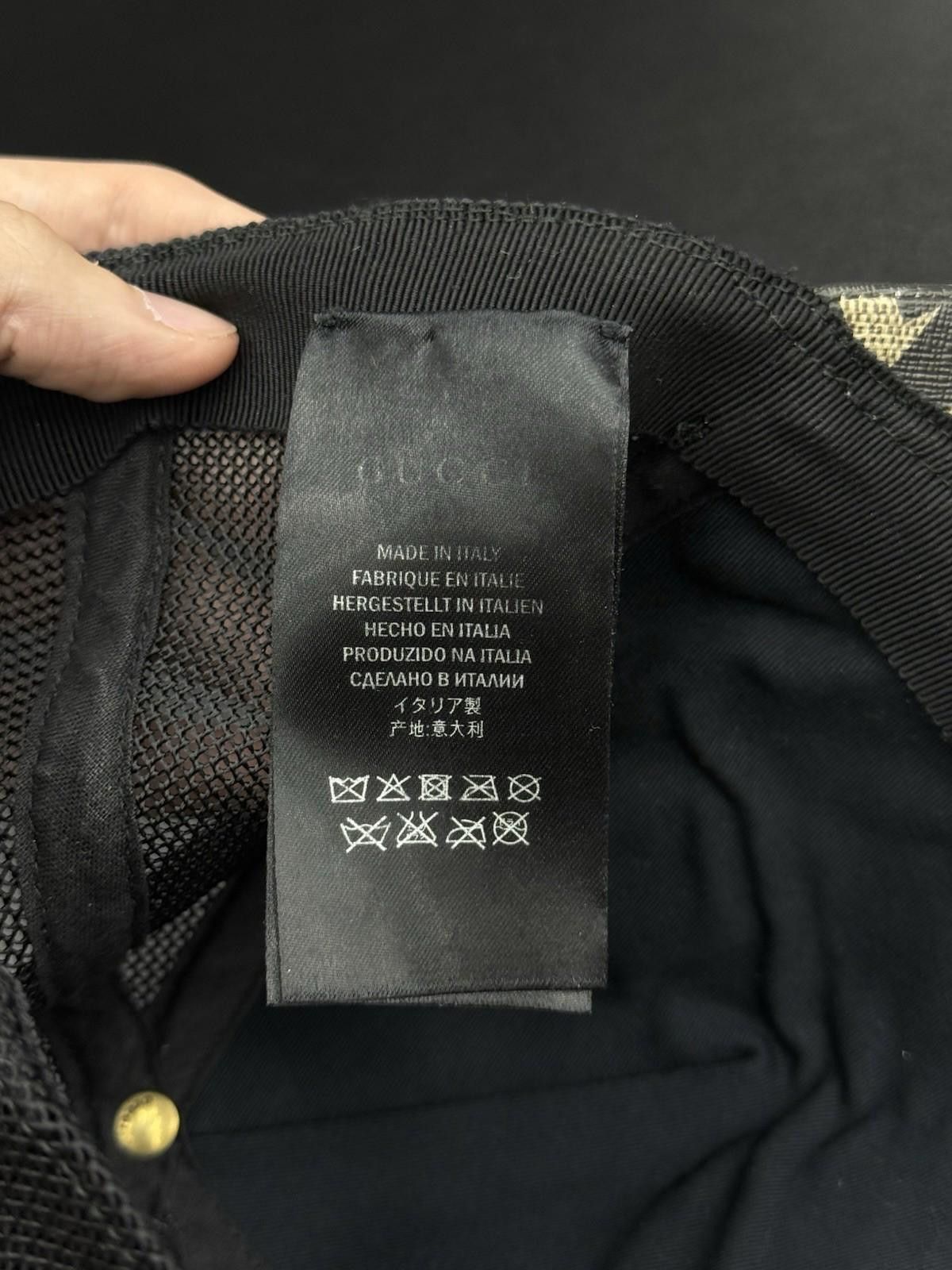 Gucci GUCCI Leather BASEBALL CAP HAT Size Large (59) Monogram Size ONE SIZE - 7 Thumbnail