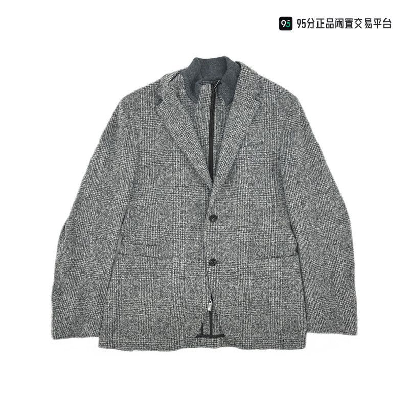 Ermenegildo Zegna Zegna Men's Alpaca Wool Earl Jacket Size US M / EU 48-50 / 2 - 1 Thumbnail