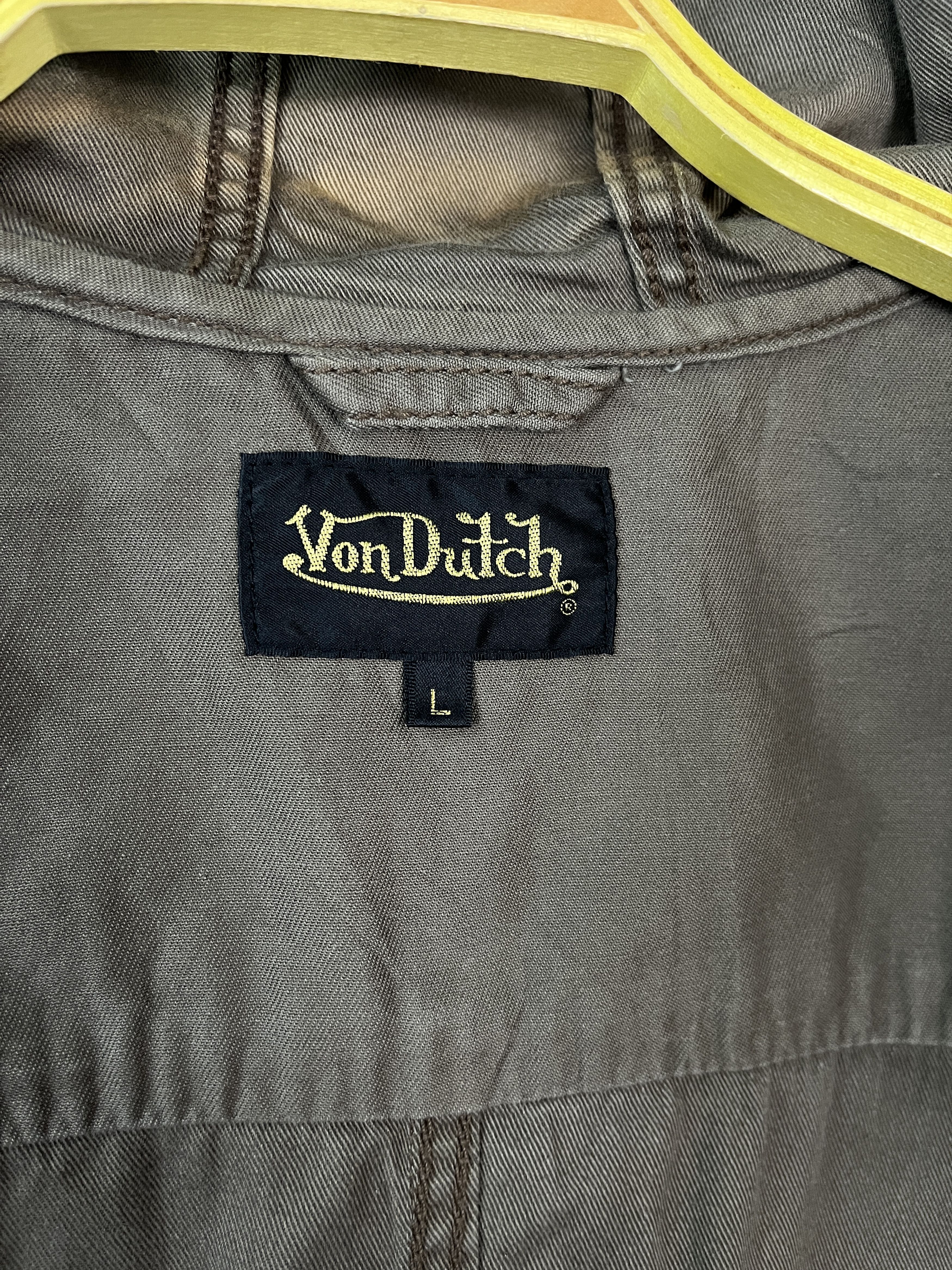 Von Dutch Von Dutch Sleeveless Hooded Vest Jacket Size US L / EU 52-54 / 3 - 8 Thumbnail