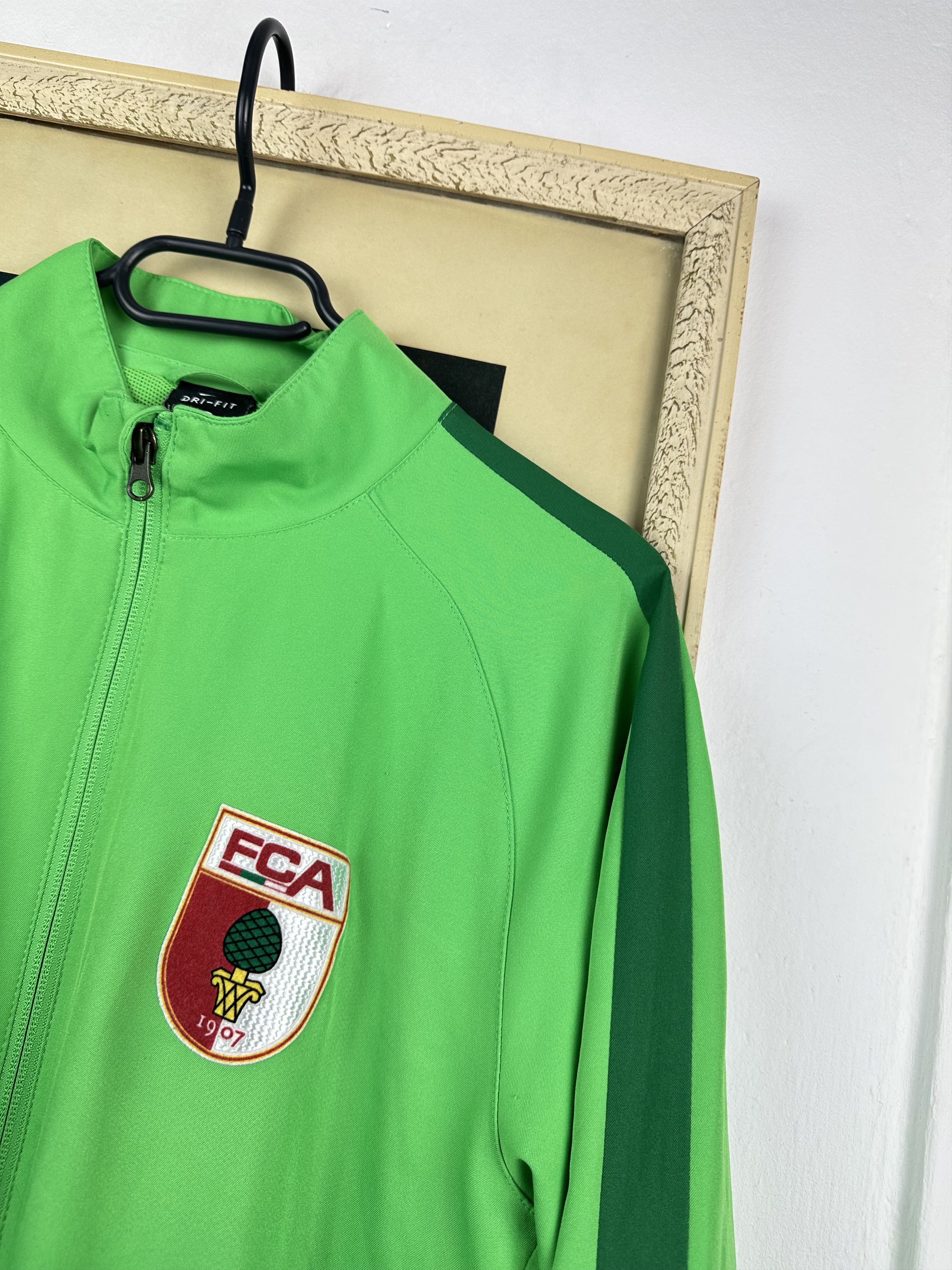 Nike Augsburg Nike Football Jacket Soccer Track Top Y2K Hype Size US M / EU 48-50 / 2 - 3 Thumbnail