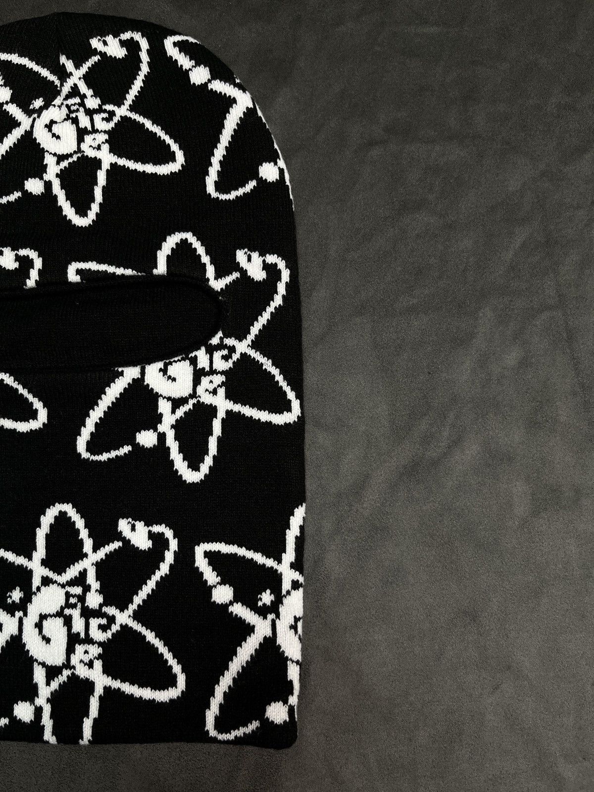 Japanese Brand Rare Y2k Atoms Graphic Full Face Ski Mask Pink OS Black Size ONE SIZE - 3 Thumbnail