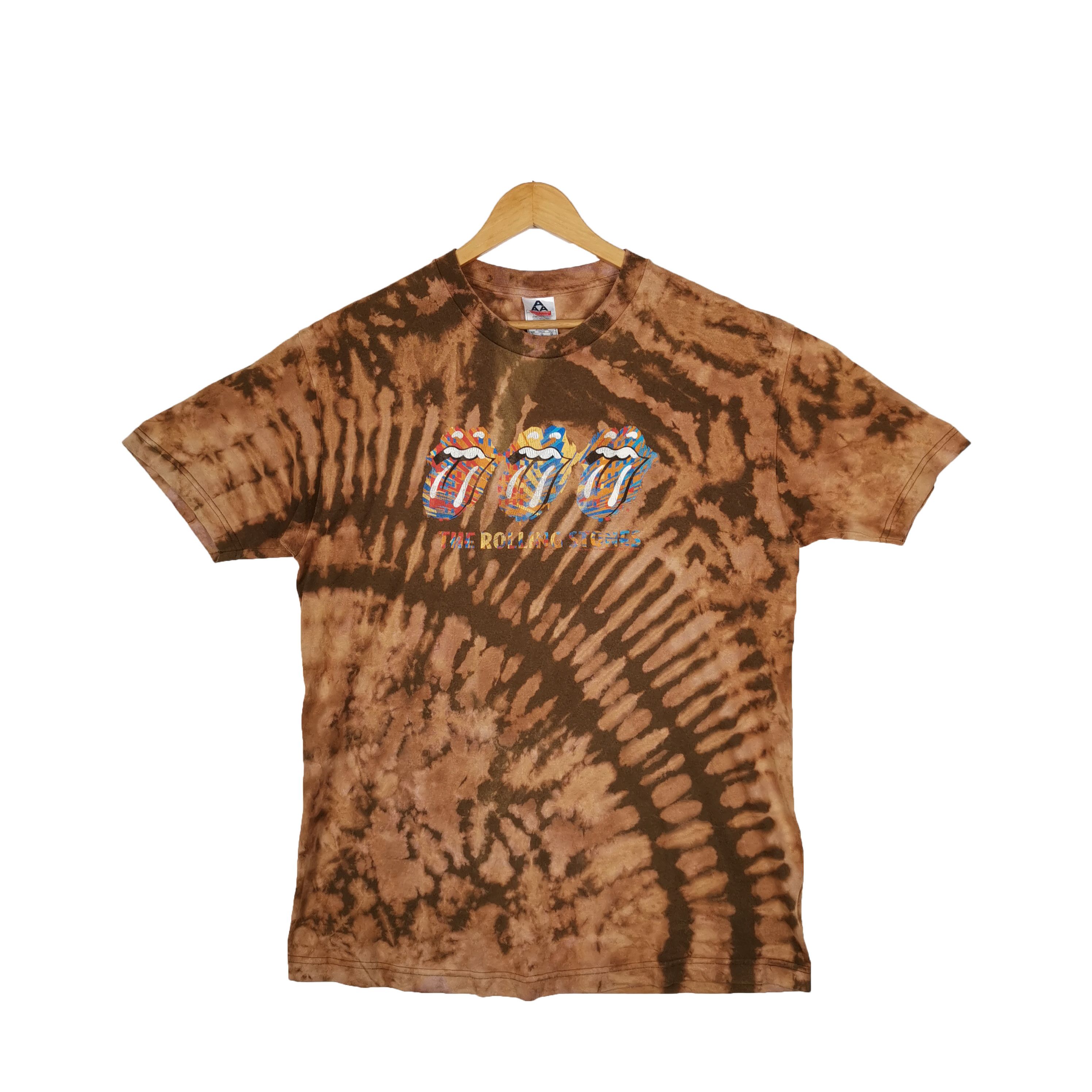 Band Tees × Vintage Vintage The Rolling Stone T Shirt Acid Wash Custom Tees Size US L / EU 52-54 / 3 - 1 Thumbnail