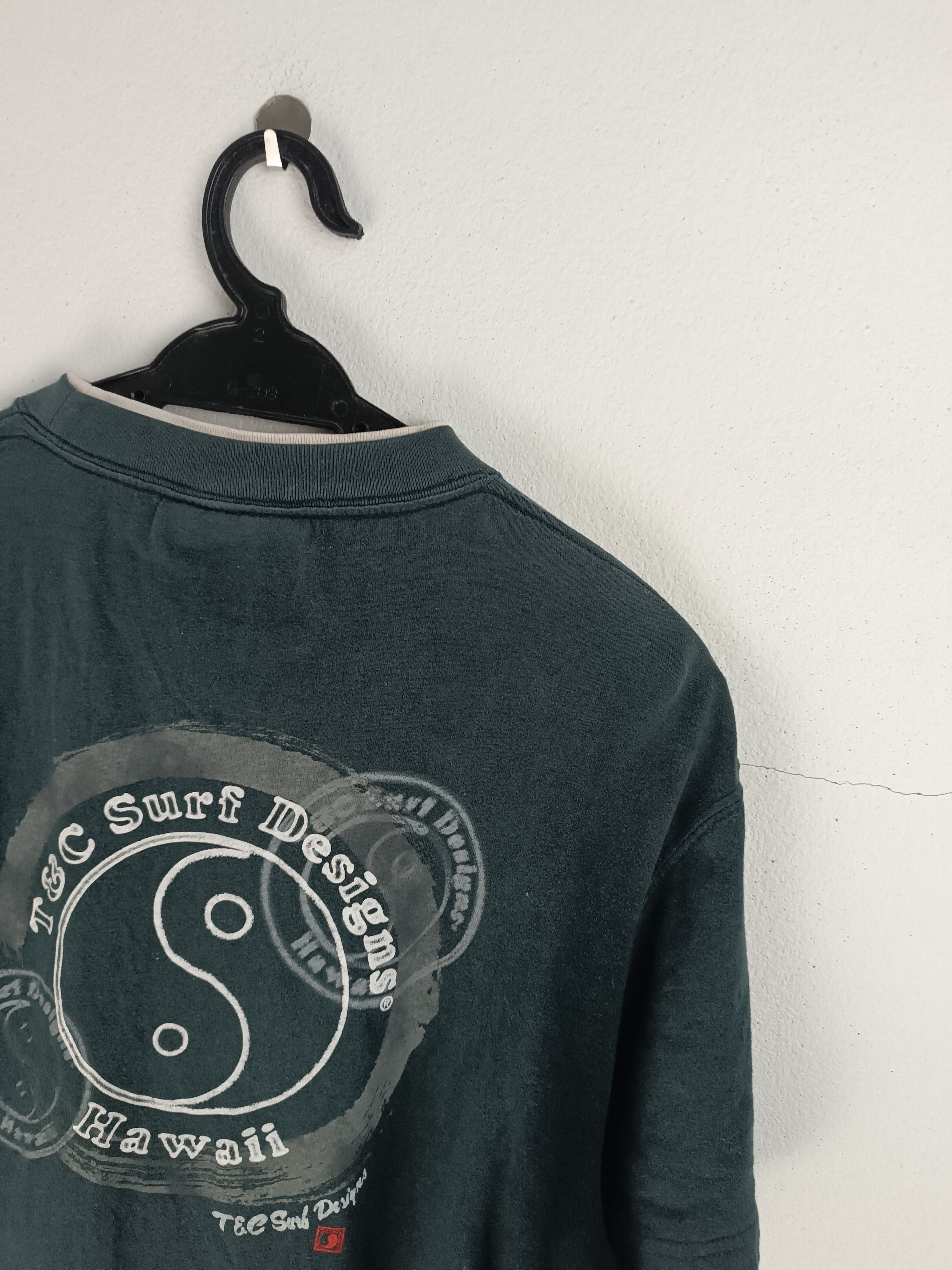 Vintage THRASHED FADED VINTAGE Y2K T&C DOUBLE LAYER LONGSLEEVE LGB Size US M / EU 48-50 / 2 - 15 Thumbnail