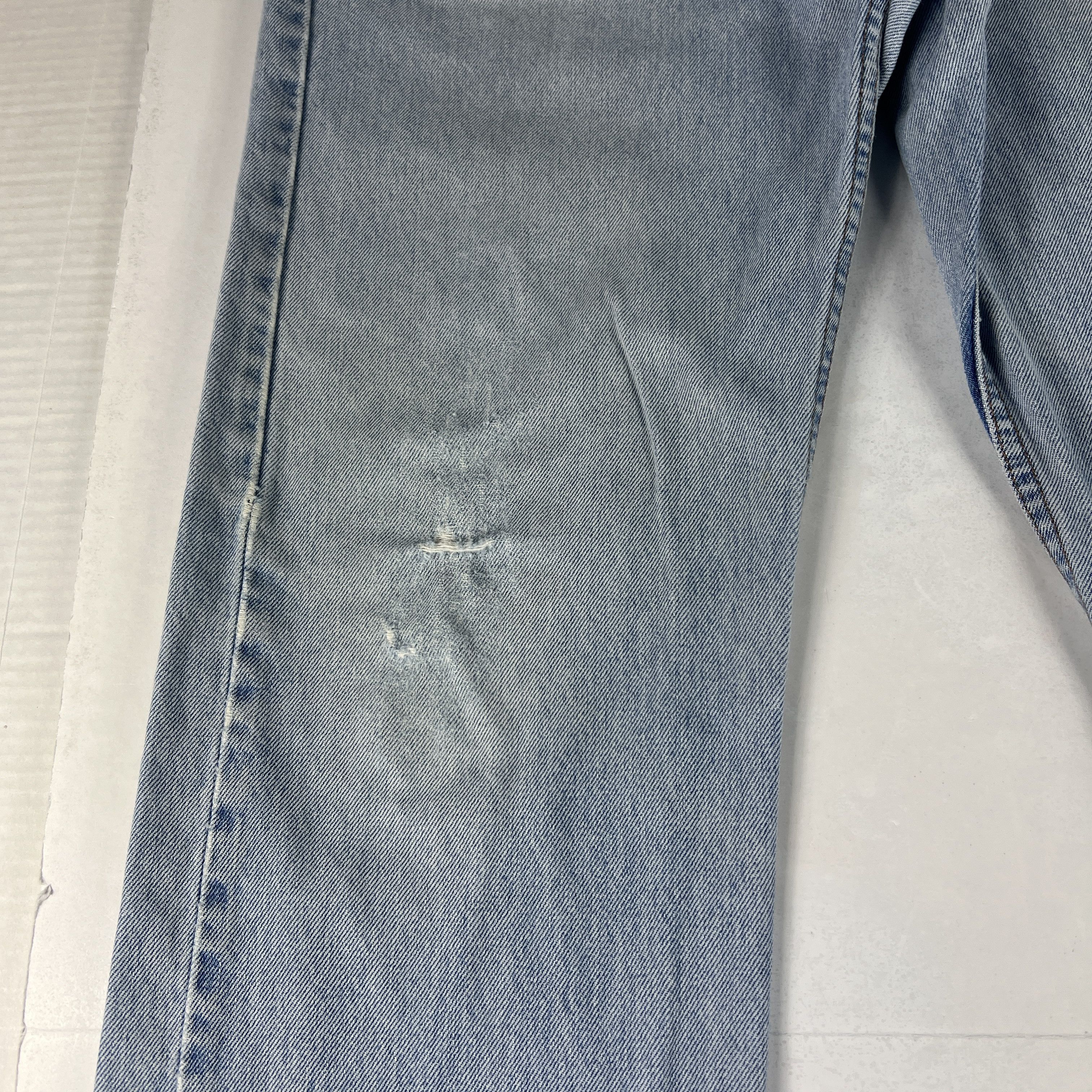Levi's × Vintage Y2K Levi's Jeans 505 Straight Blue Faded Grunge Cotton Denim Size US 33 - 8 Thumbnail