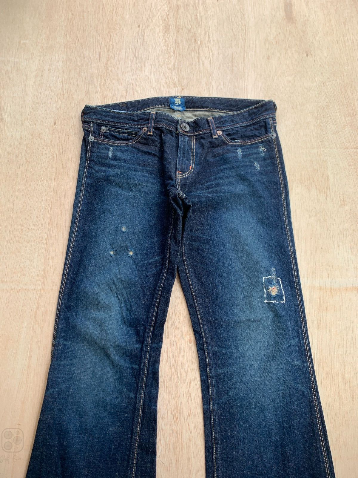 Hysteric Glamour × If Six Was Nine × Japanese Brand Flare Vienus Jeans Ifsixwasnine Lgb style Bootcut Size US 33 - 4 Thumbnail
