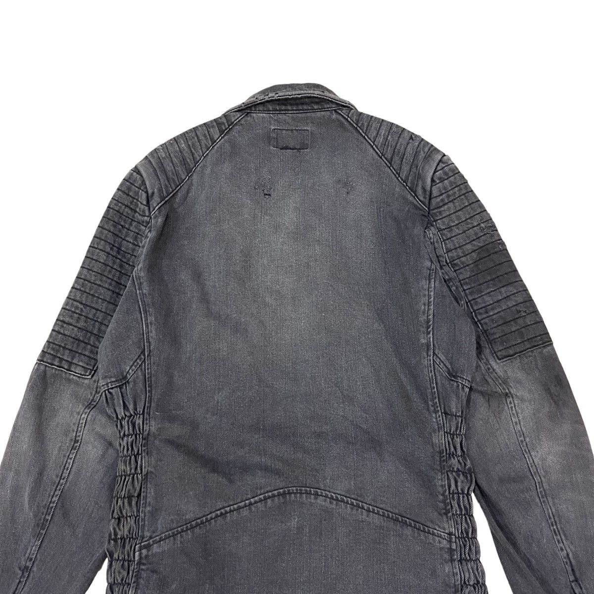 Japanese Brand 🔥Vintage Glamb Double Collar Biker Denim Jacket Size US M / EU 48-50 / 2 - 14 Thumbnail