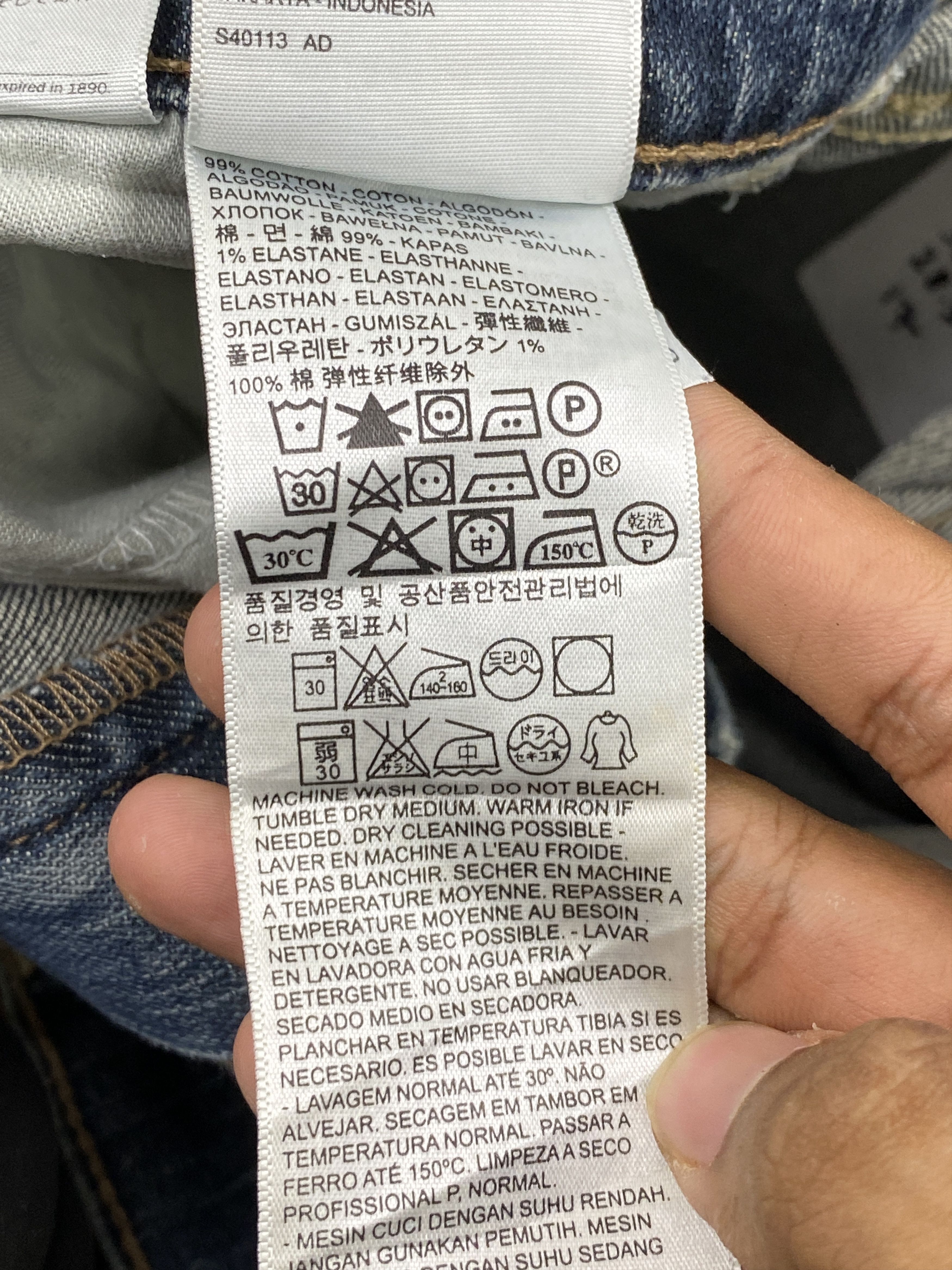 Levi's × Vintage Vintage Levis 559 Faded Blue Jeans DP2333 Size US 33 - 8 Thumbnail