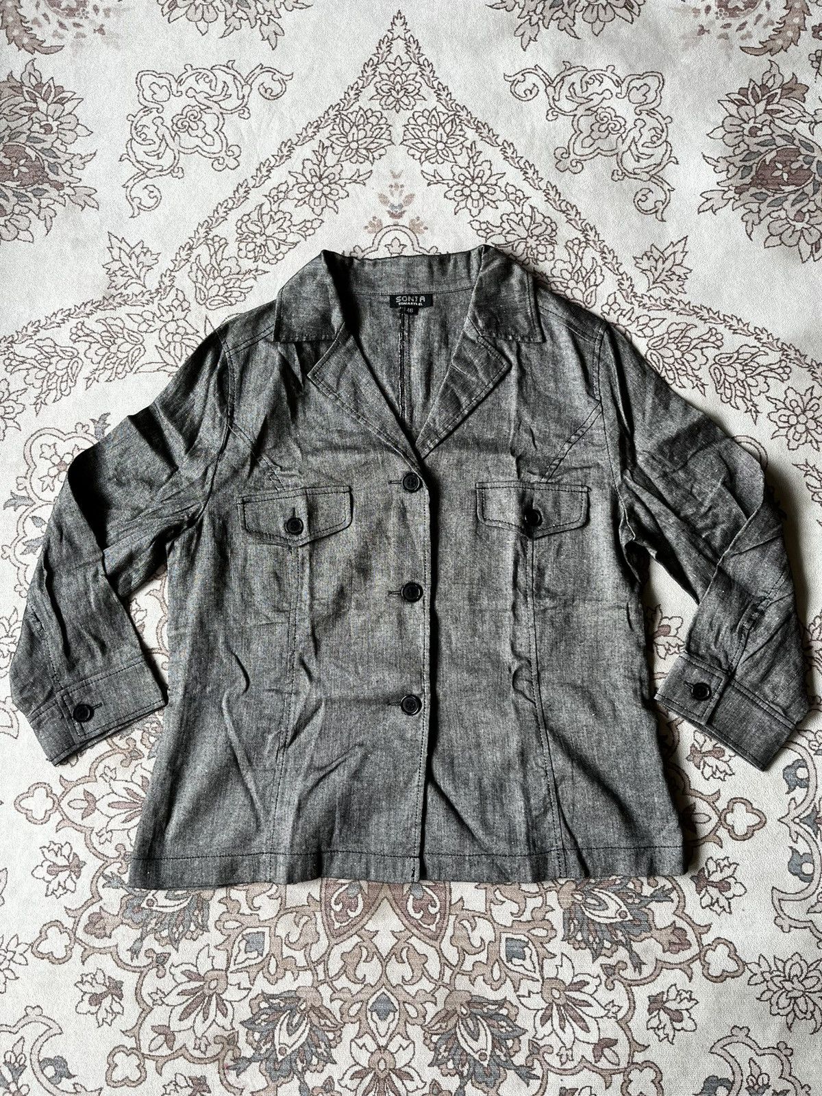 Designer × Japanese Brand × Sonia Rykiel Sonia Rykiel Denim Jacket Size M / US 6-8 / IT 42-44 - 2 Thumbnail