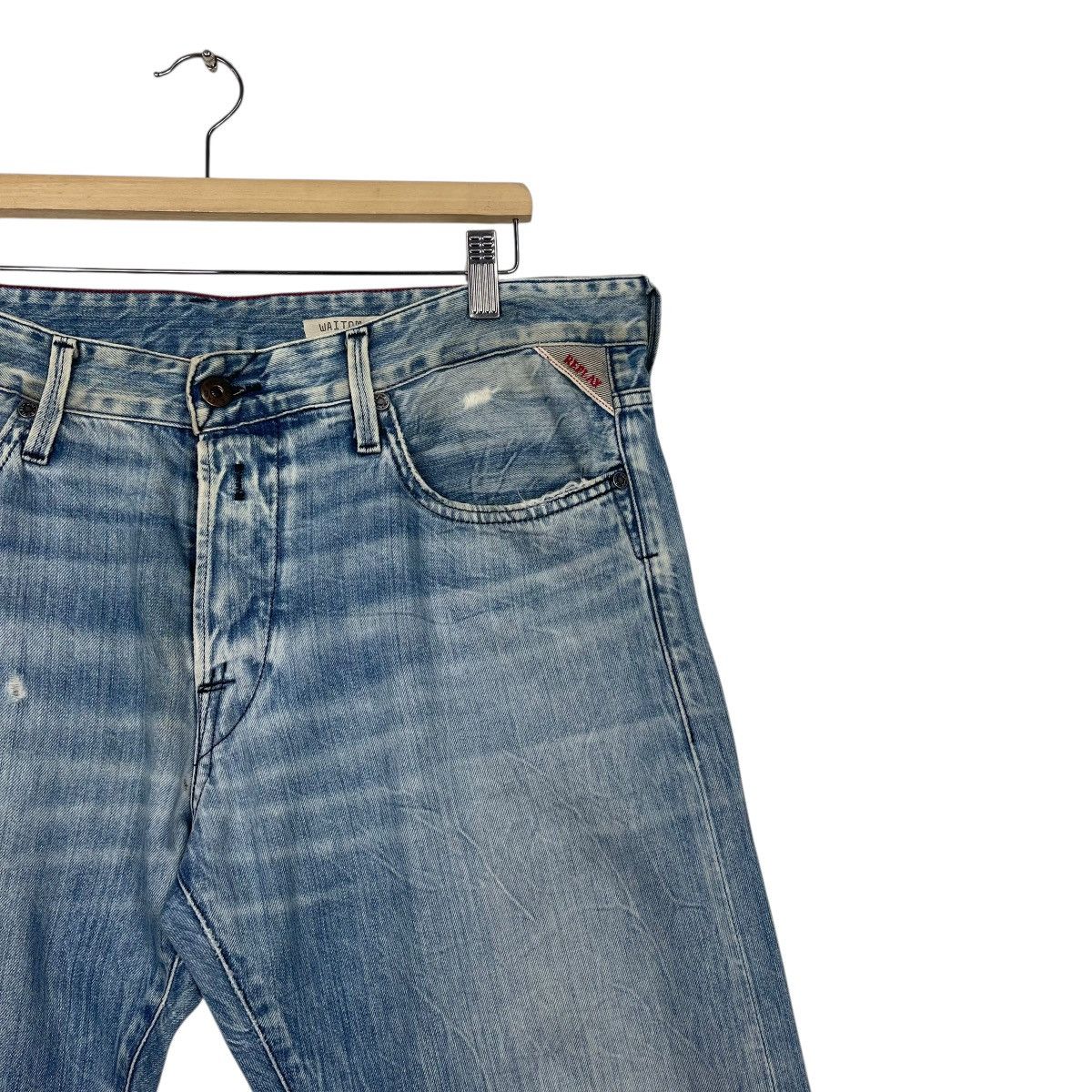 Replay Replay Distressed Zipper Fly Jeans W 36 Size US 36 / EU 52 - 6 Thumbnail