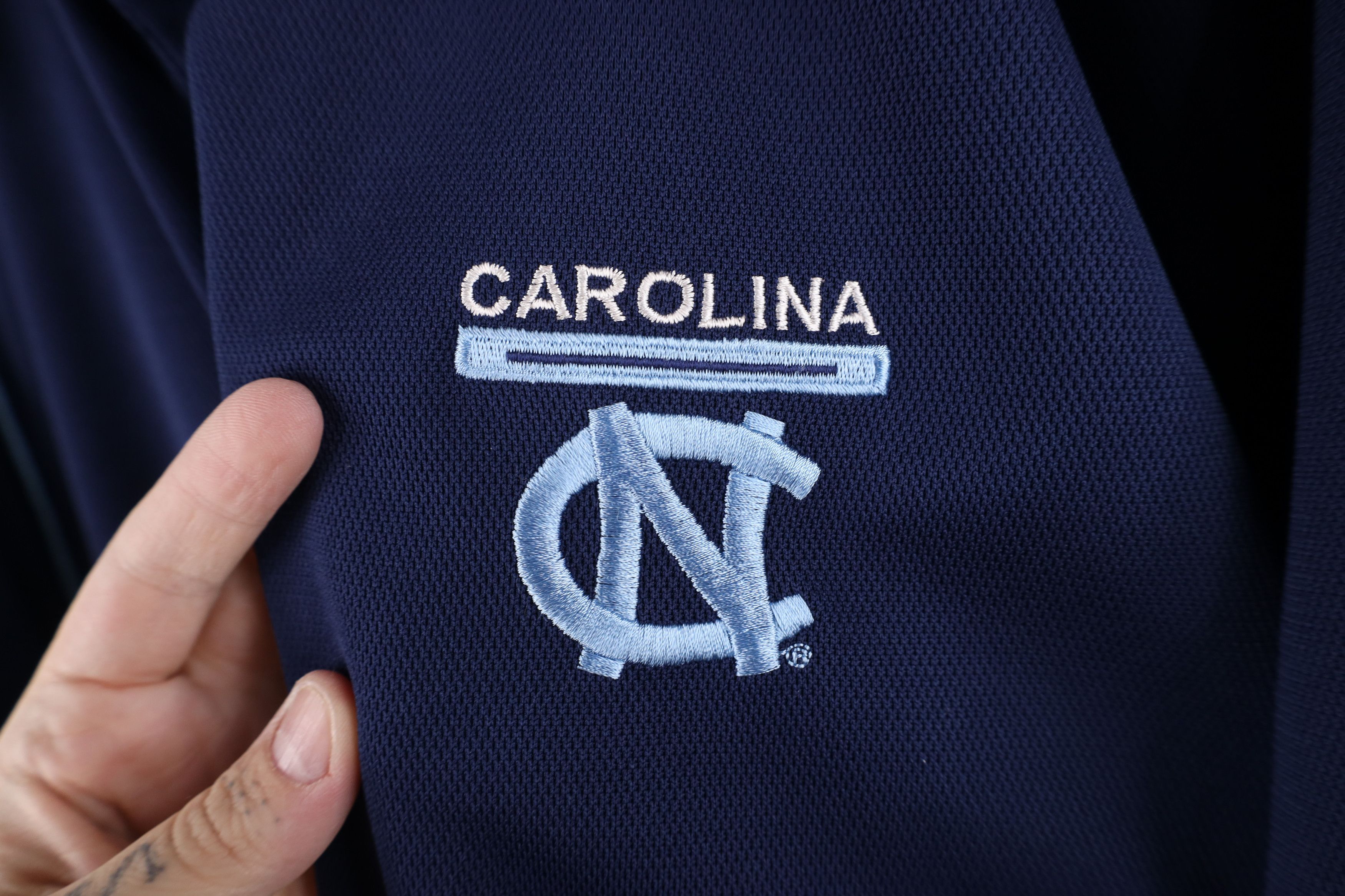 Starter Vintage 90s Starter University of North Carolina Polo Shirt Size US XXL / EU 58 / 5 - 5 Thumbnail
